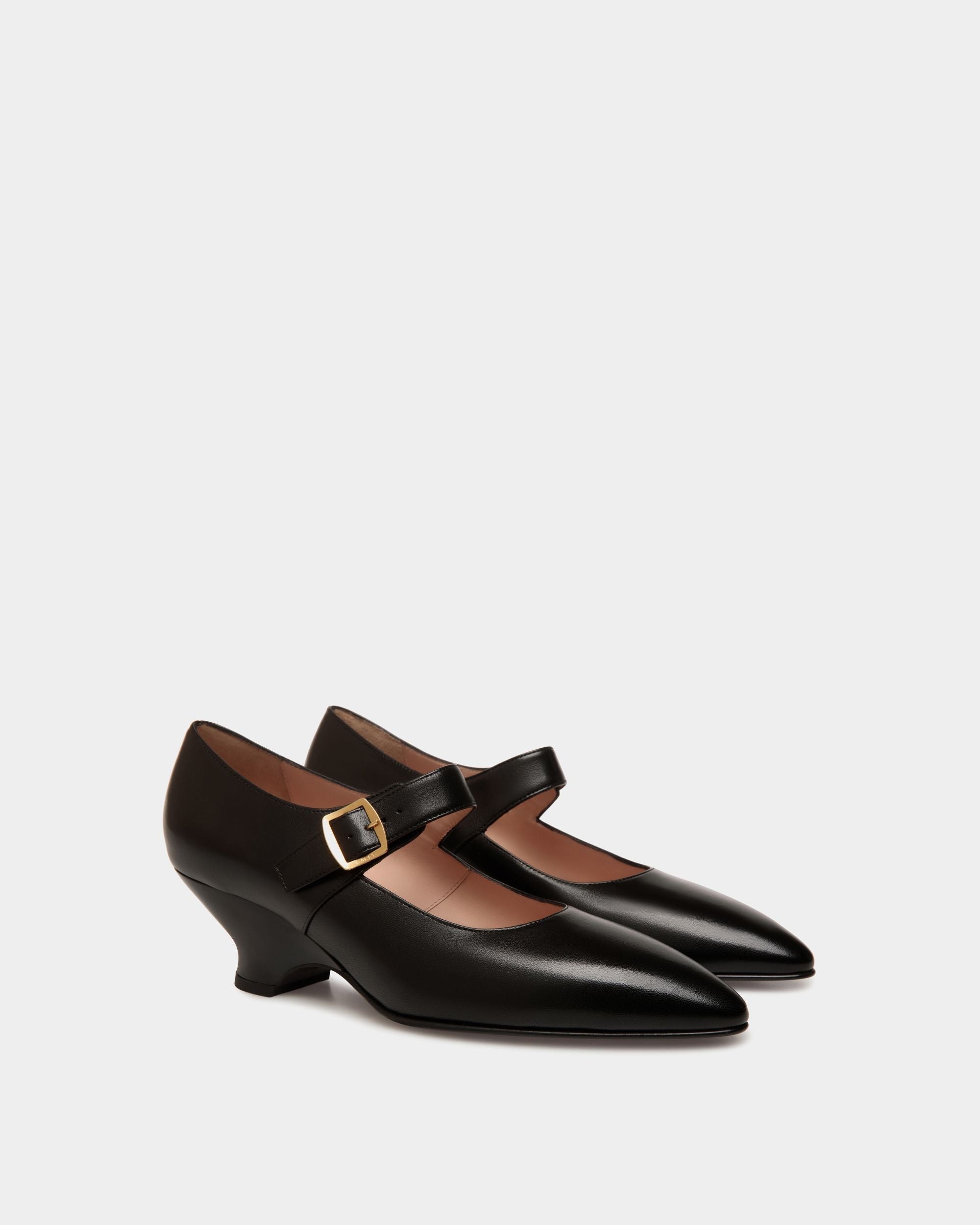Bally Global - Glendy Pump in Black Leather - Black