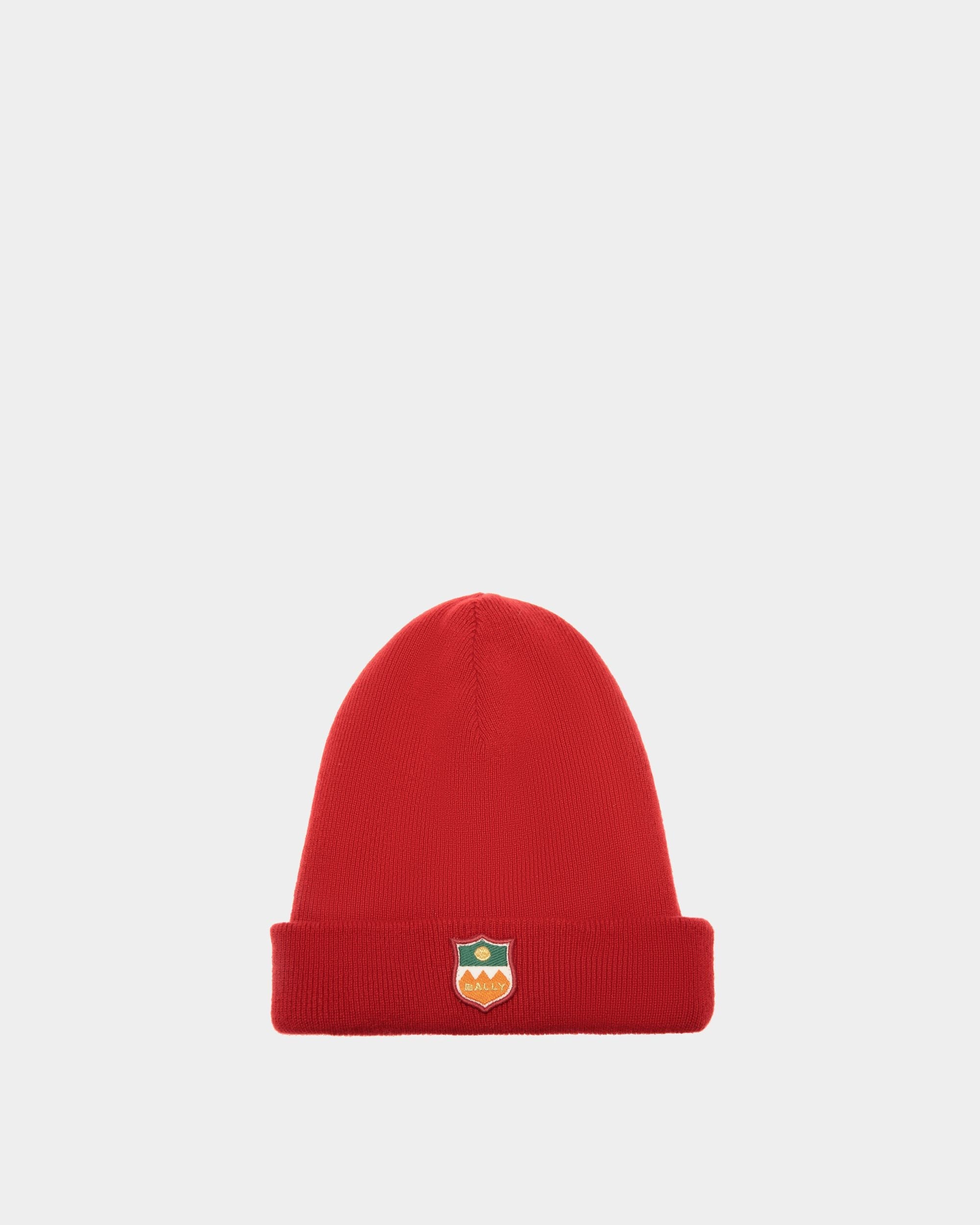 Bally Global - Beanie In Red Cashmere - Red