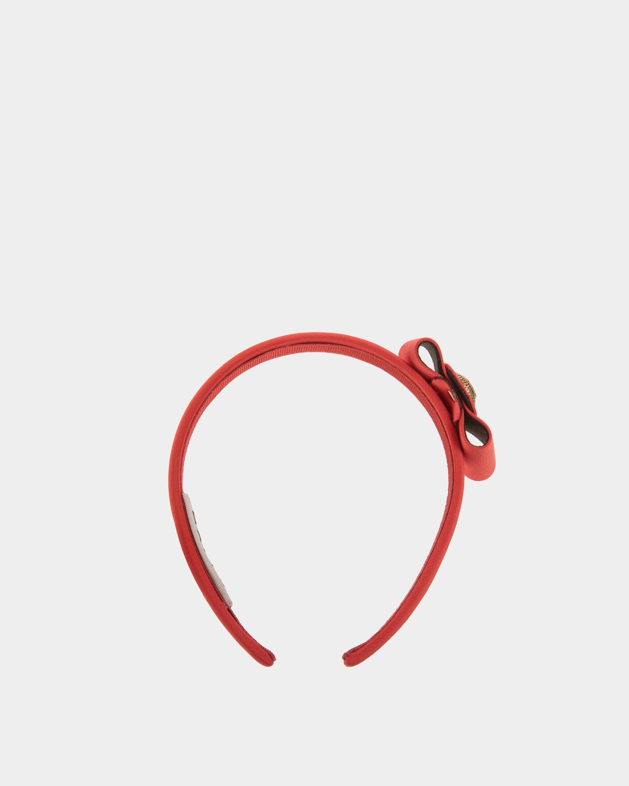 Bally Global - Headband With Bally Bow in Red - Red