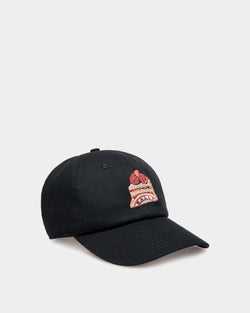 Gorra De Algodón Navy Blue Con Bally Cake