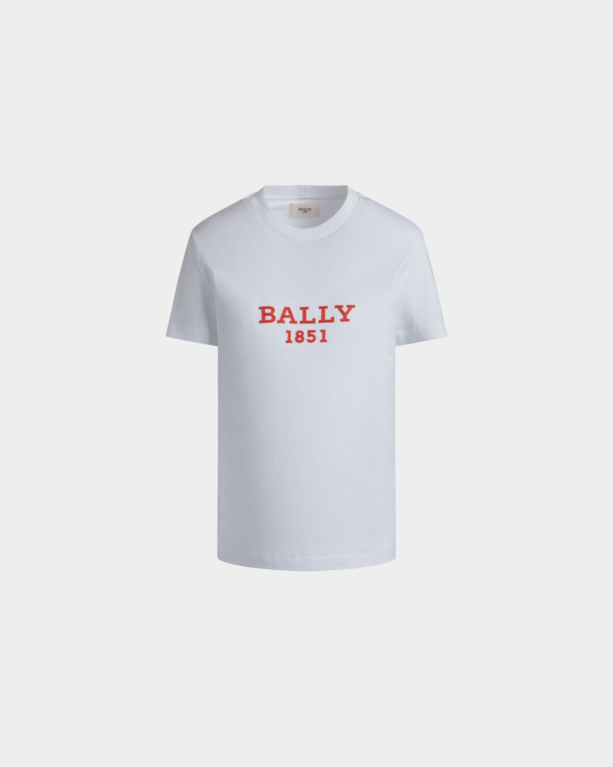 Bally Global - Cutsew T-Shirt In White Cotton - White