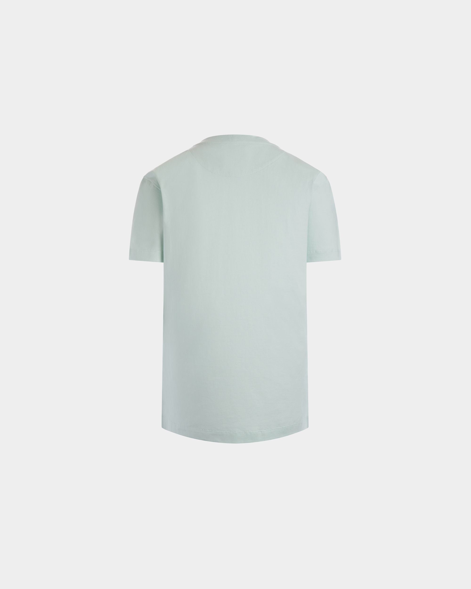 Bally Global - Cutsew T-Shirt In Blue Cotton - Blue