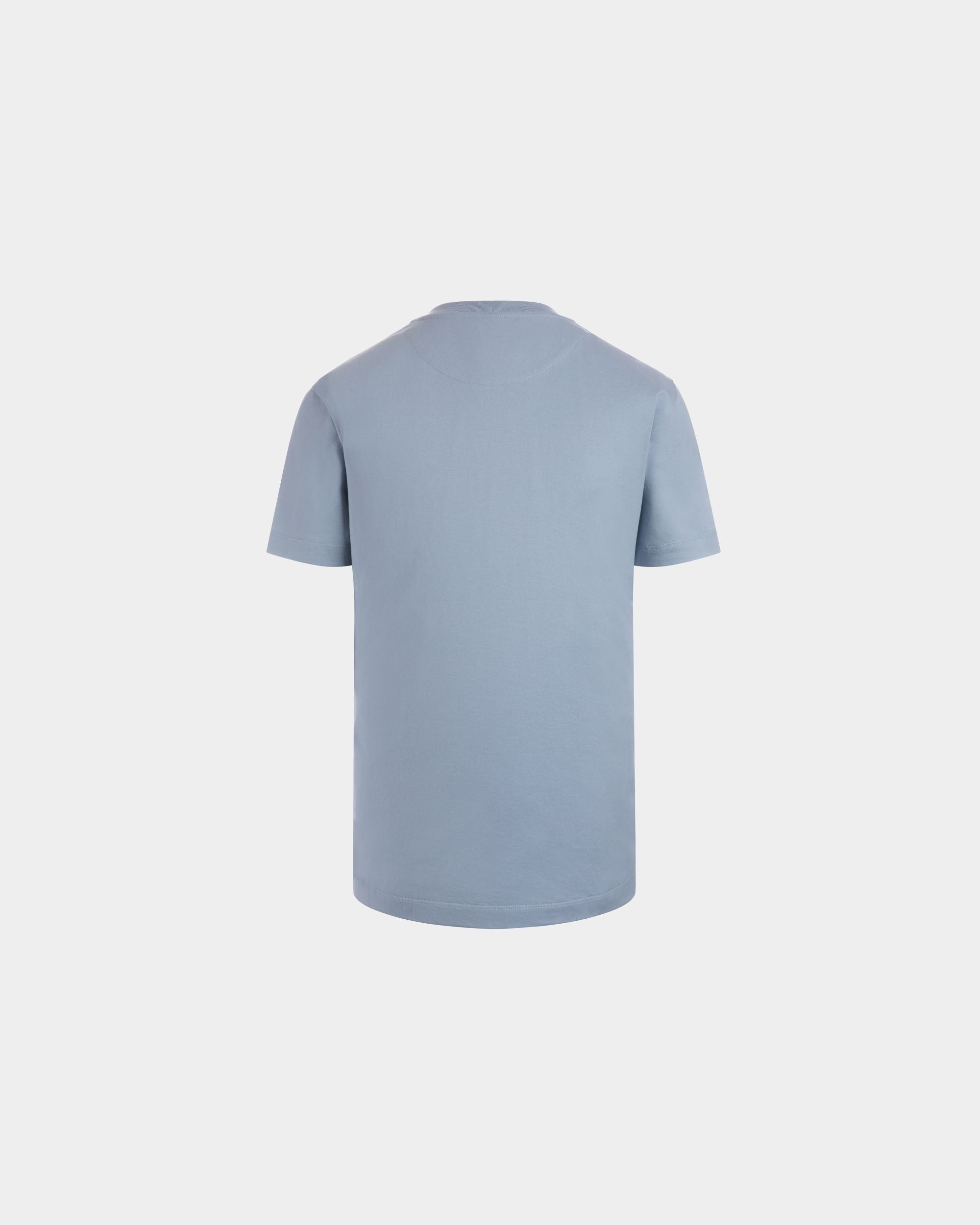 Bally Global - Cutsew T-Shirt In Blue Cotton - Blue