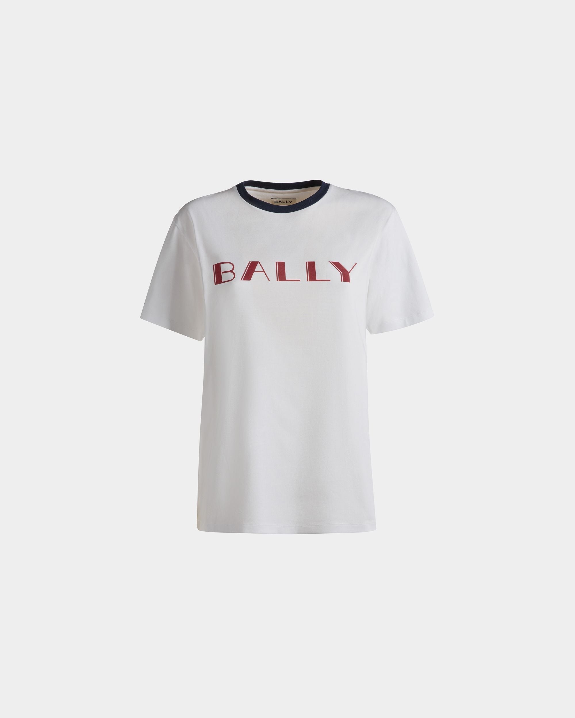 Bally Global - Summer Capsule T-Shirt In White Cotton - Blanc