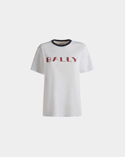 Summer Capsule T-Shirt In White Cotton