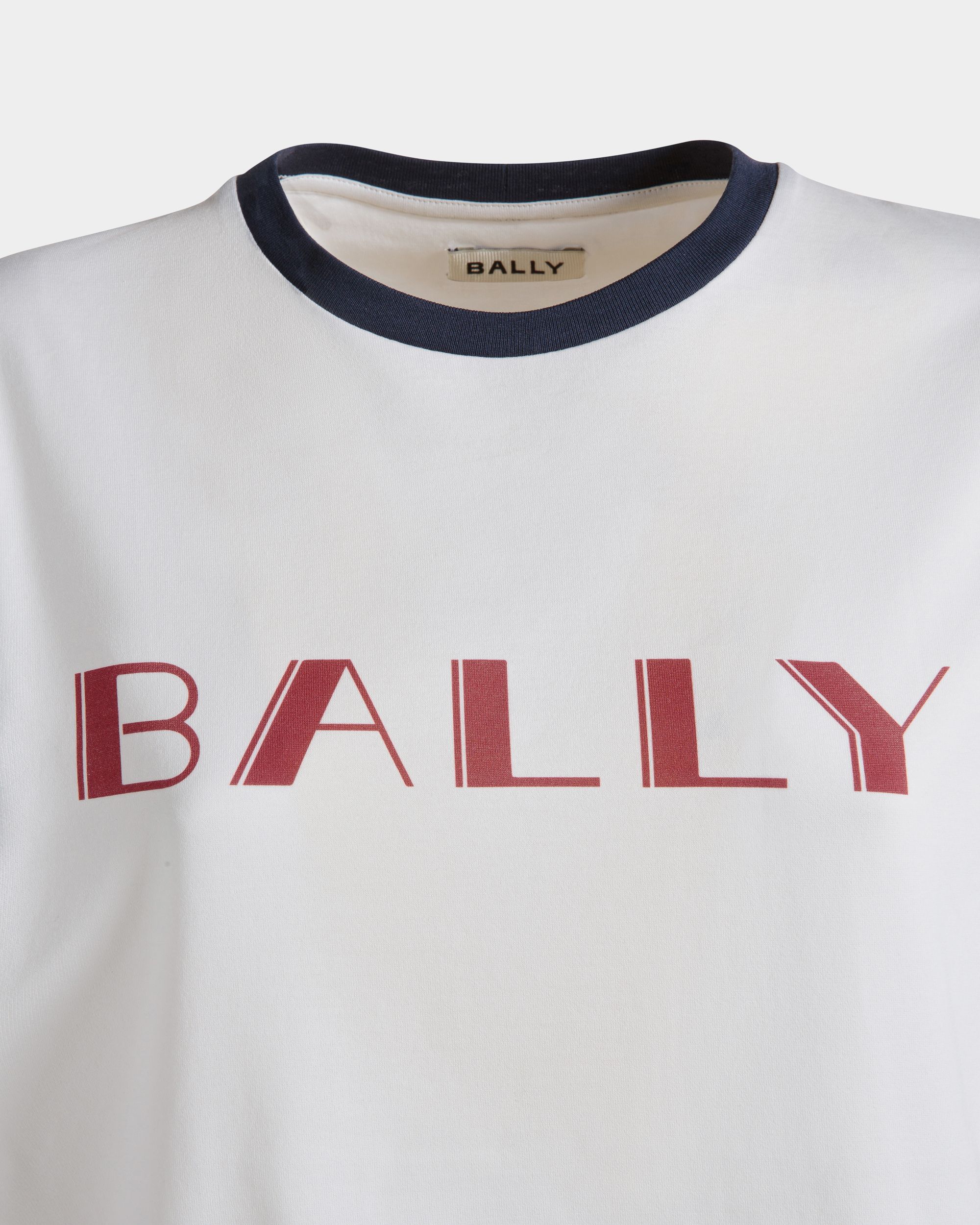 Bally Global - Summer Capsule T-Shirt In White Cotton - Blanc