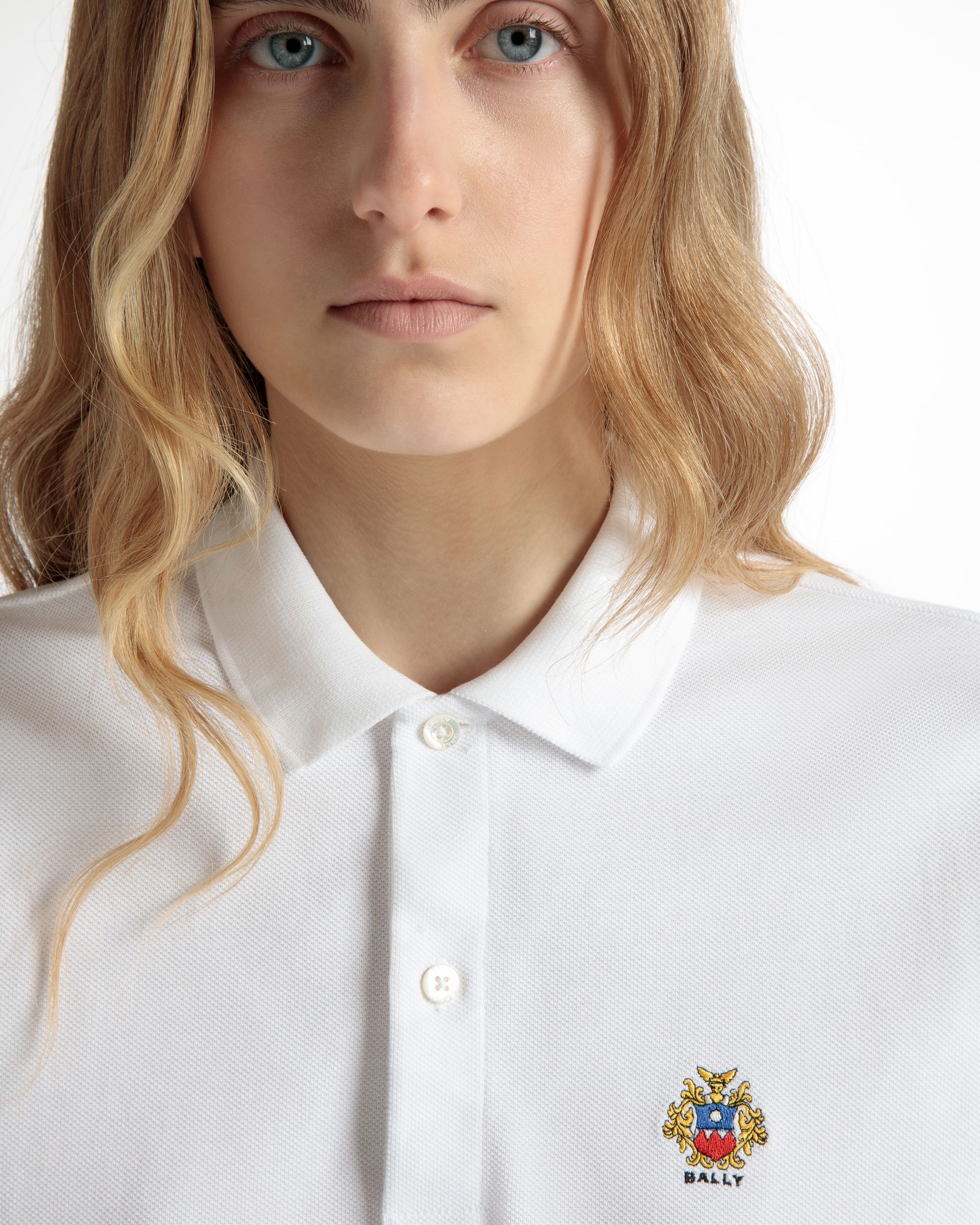 Bally Global - Polo De Manga Corta De Algodón En Color Blanco - Blanco