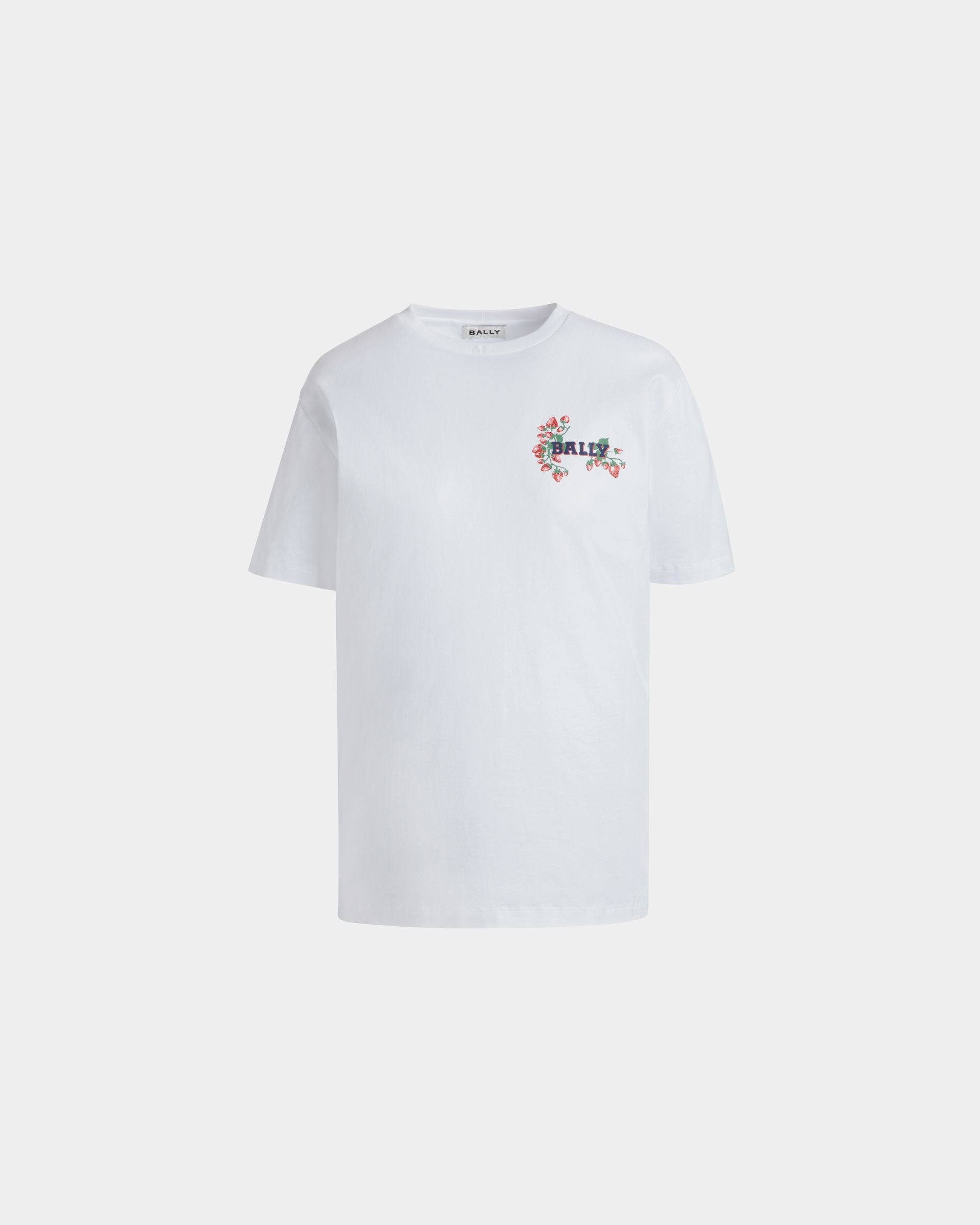 Bally Global - Cutsew T-Shirt In White Cotton - White