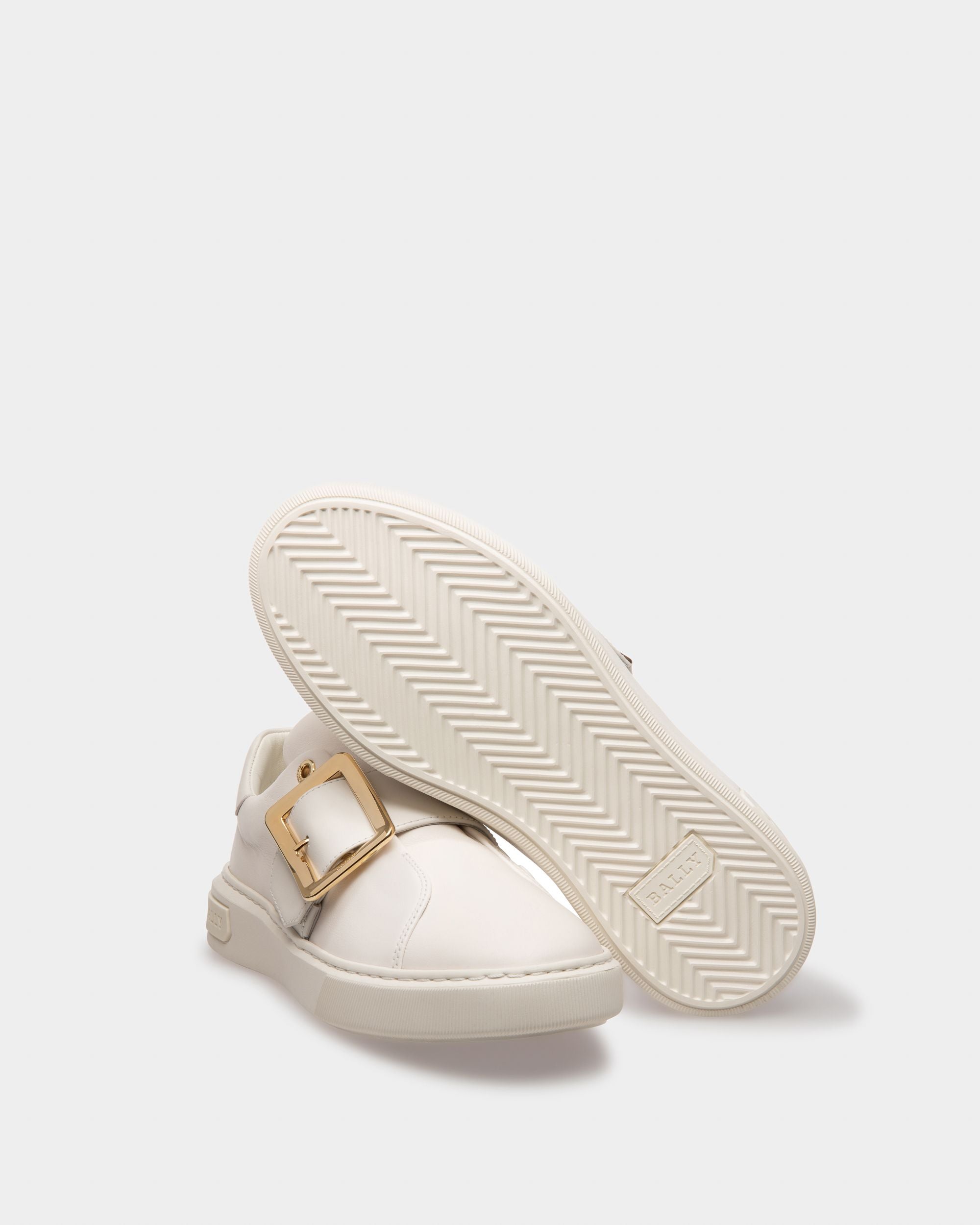 Bally Global - Misty Zapatillas De Piel En Blanco - Blanco