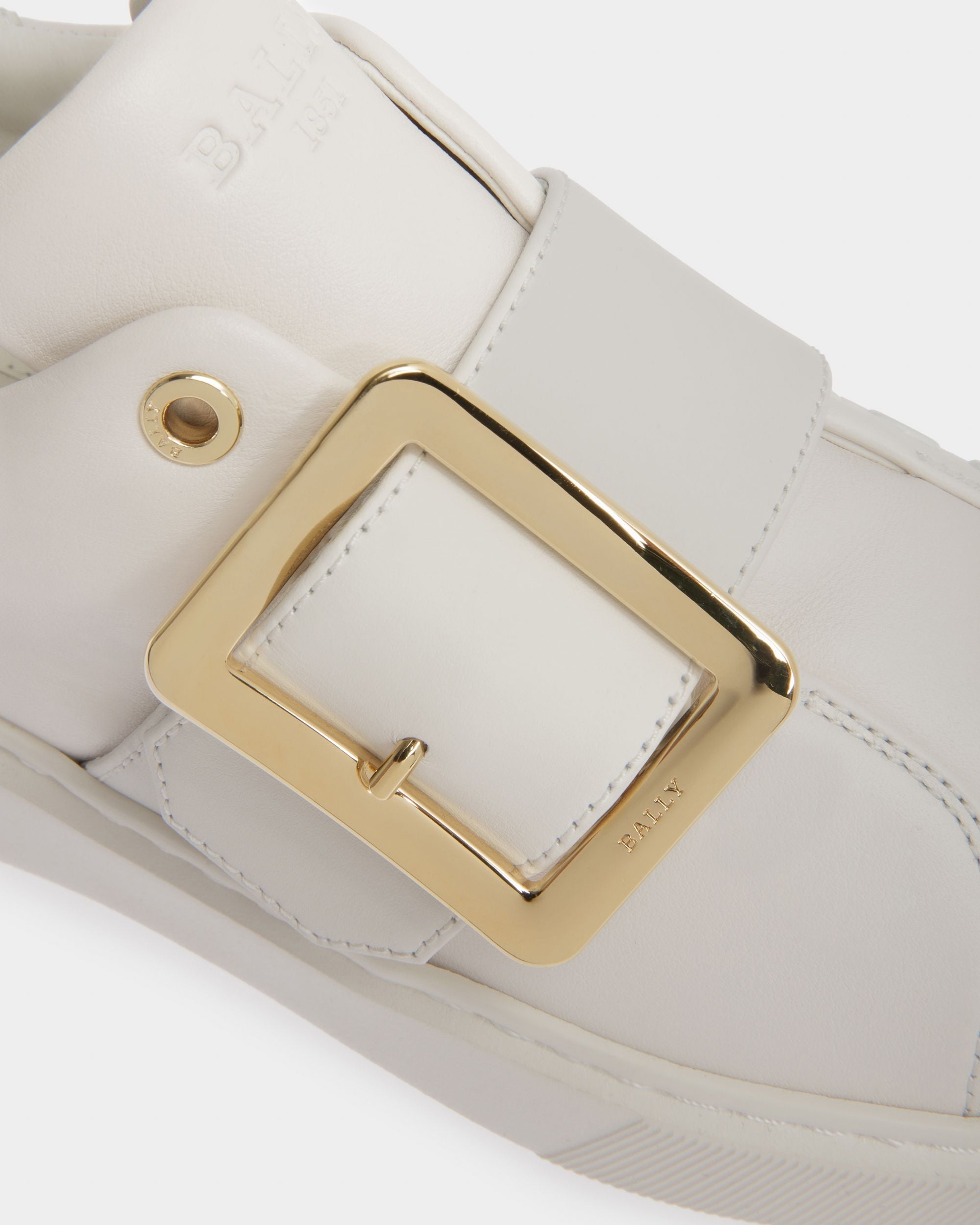 Bally Global - Misty Zapatillas De Piel En Blanco - Blanco