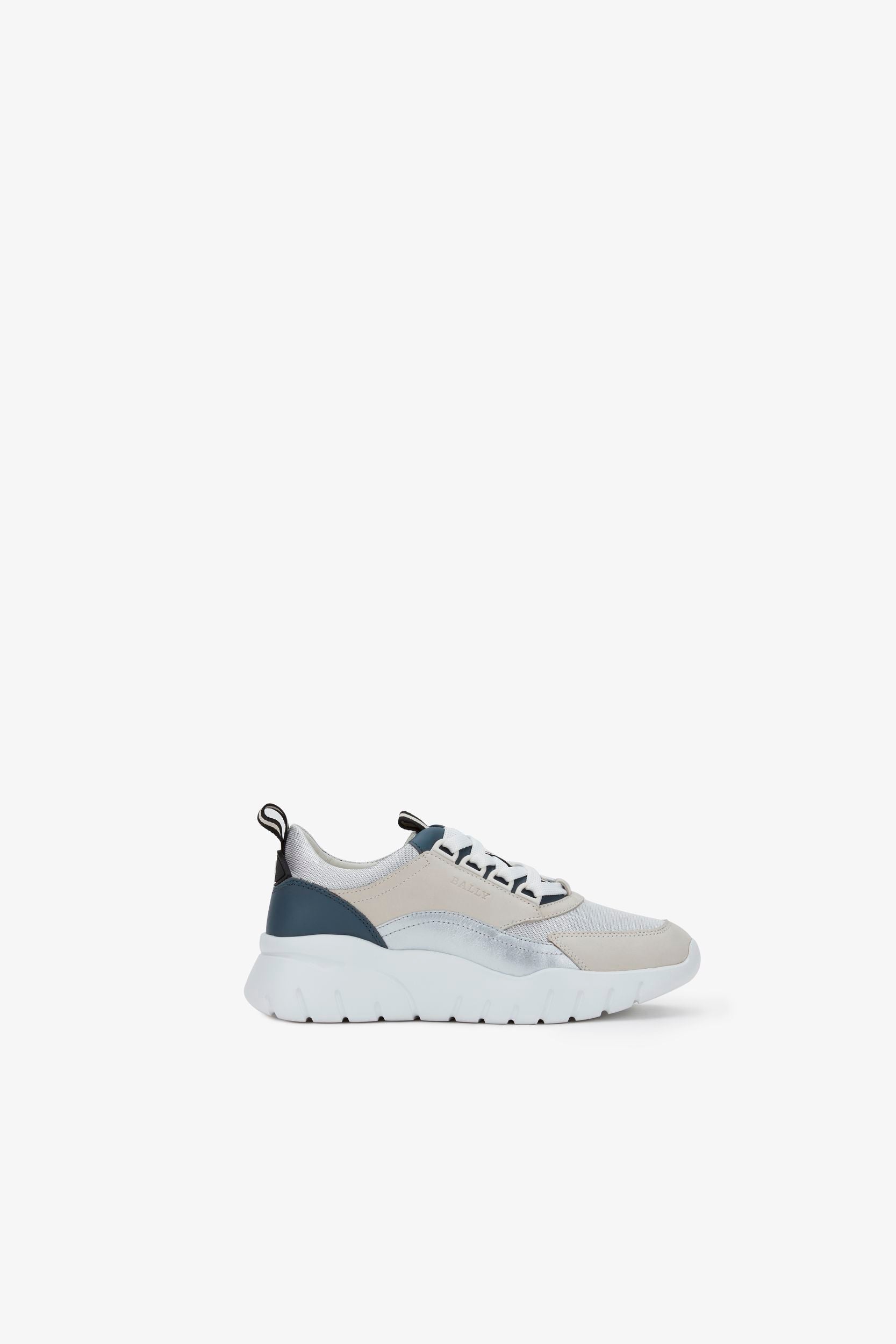 Bally Global - Women's Color Matching Sneaker - Silver