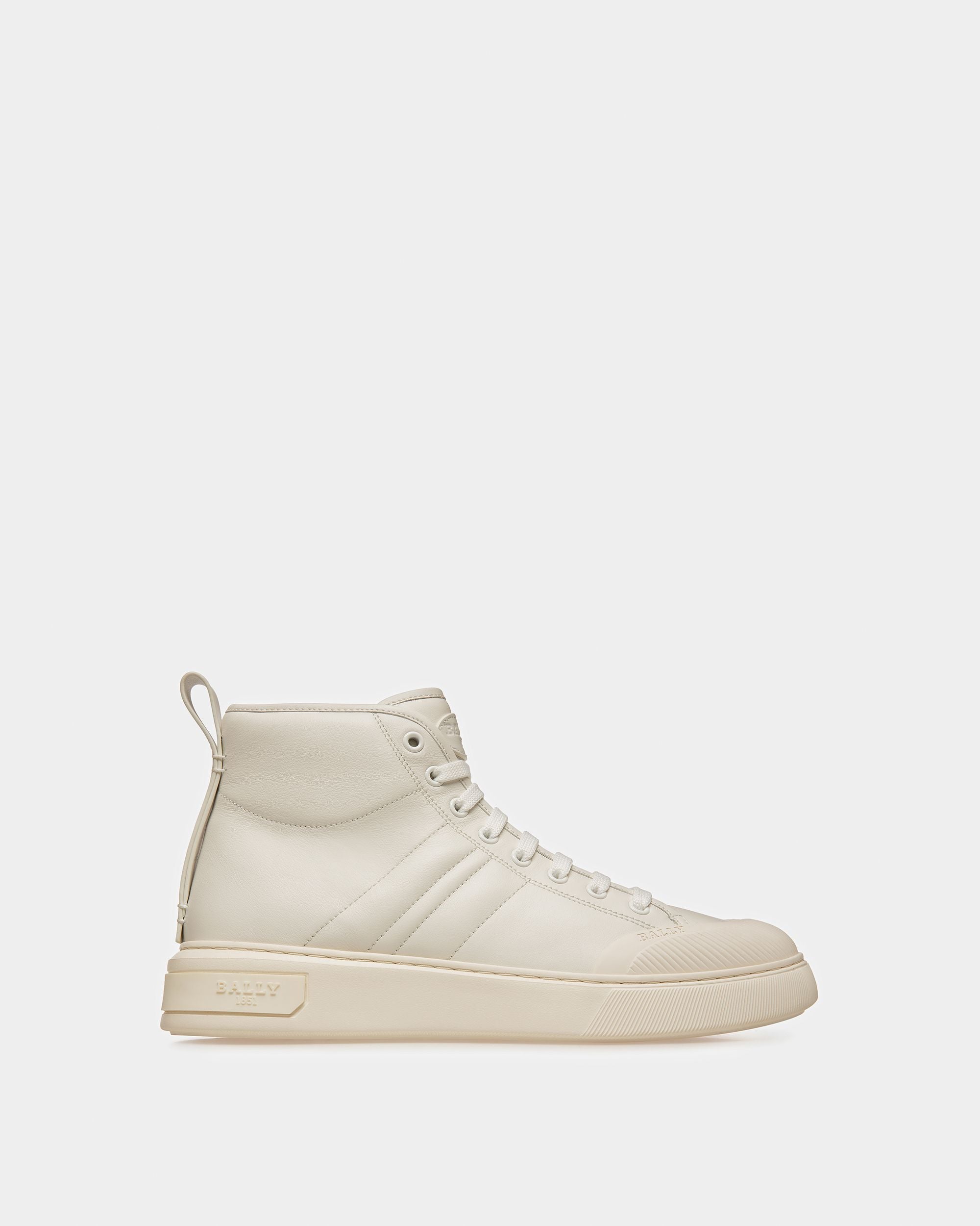 Bally Global - Maren Leather Sneakers In White - White