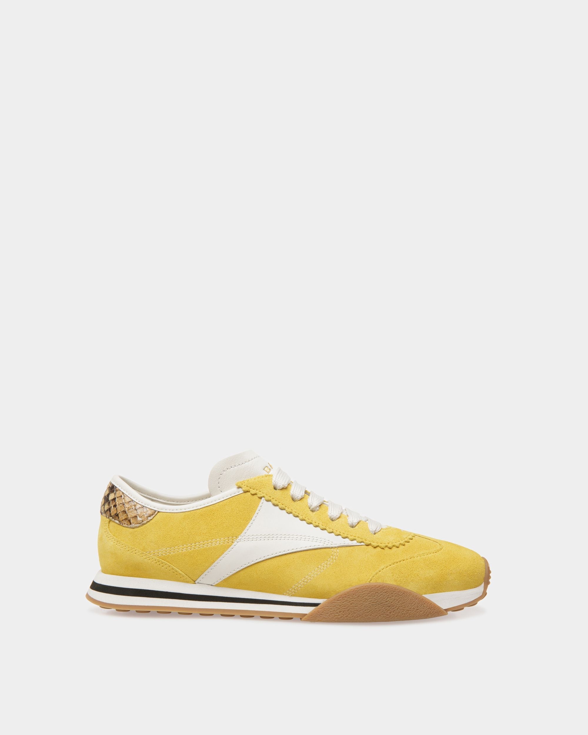 Bally Global - Sussex Sneakers In Yellow And White Leather - Yellow