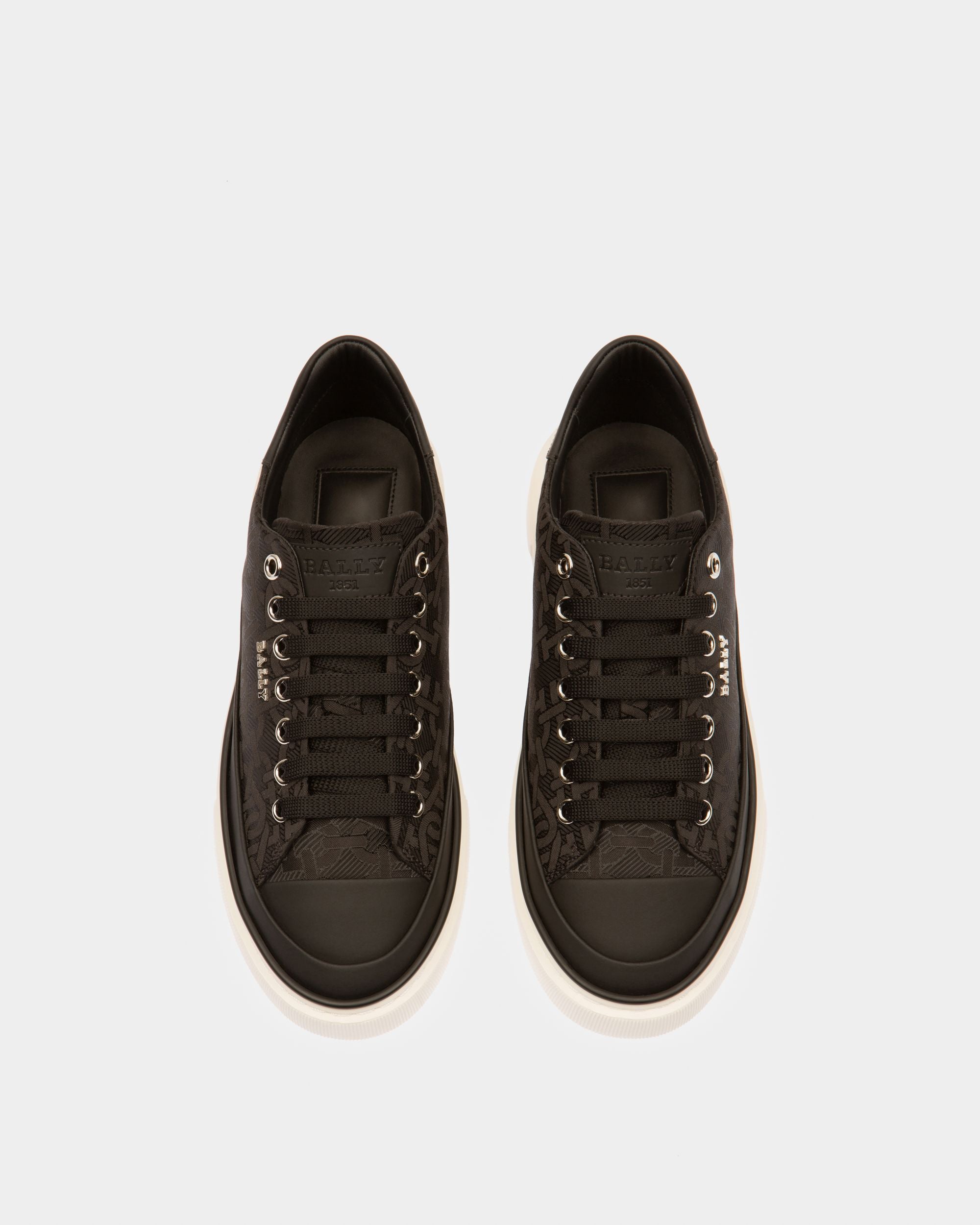 Bally Global - Maily Nylon Sneakers In Black - Black