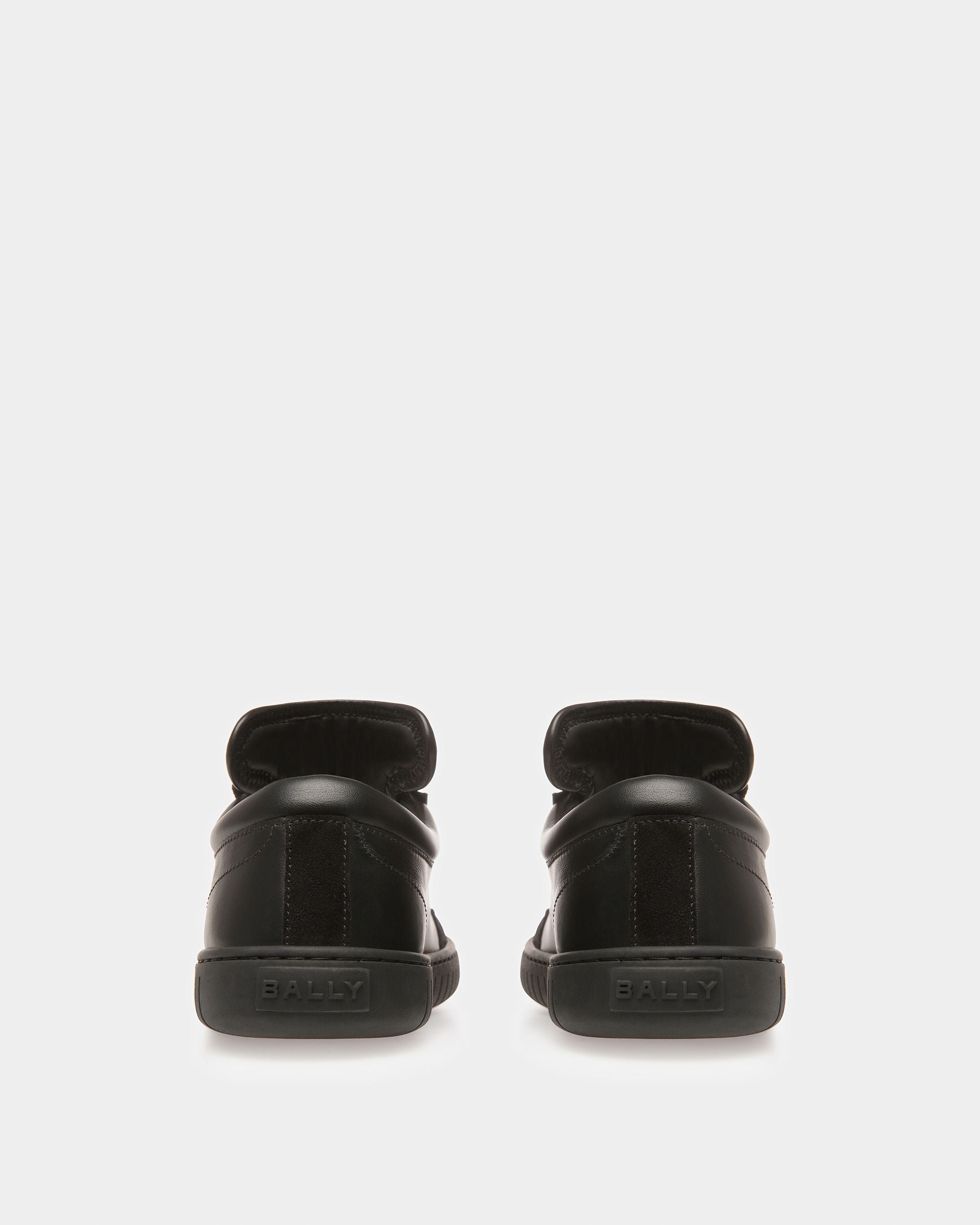 Bally Global - Player Sneakers In Black Leather - Negro