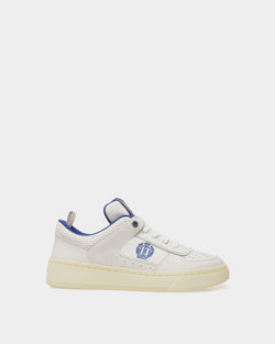 Sneaker Raise En Cuir Blanc