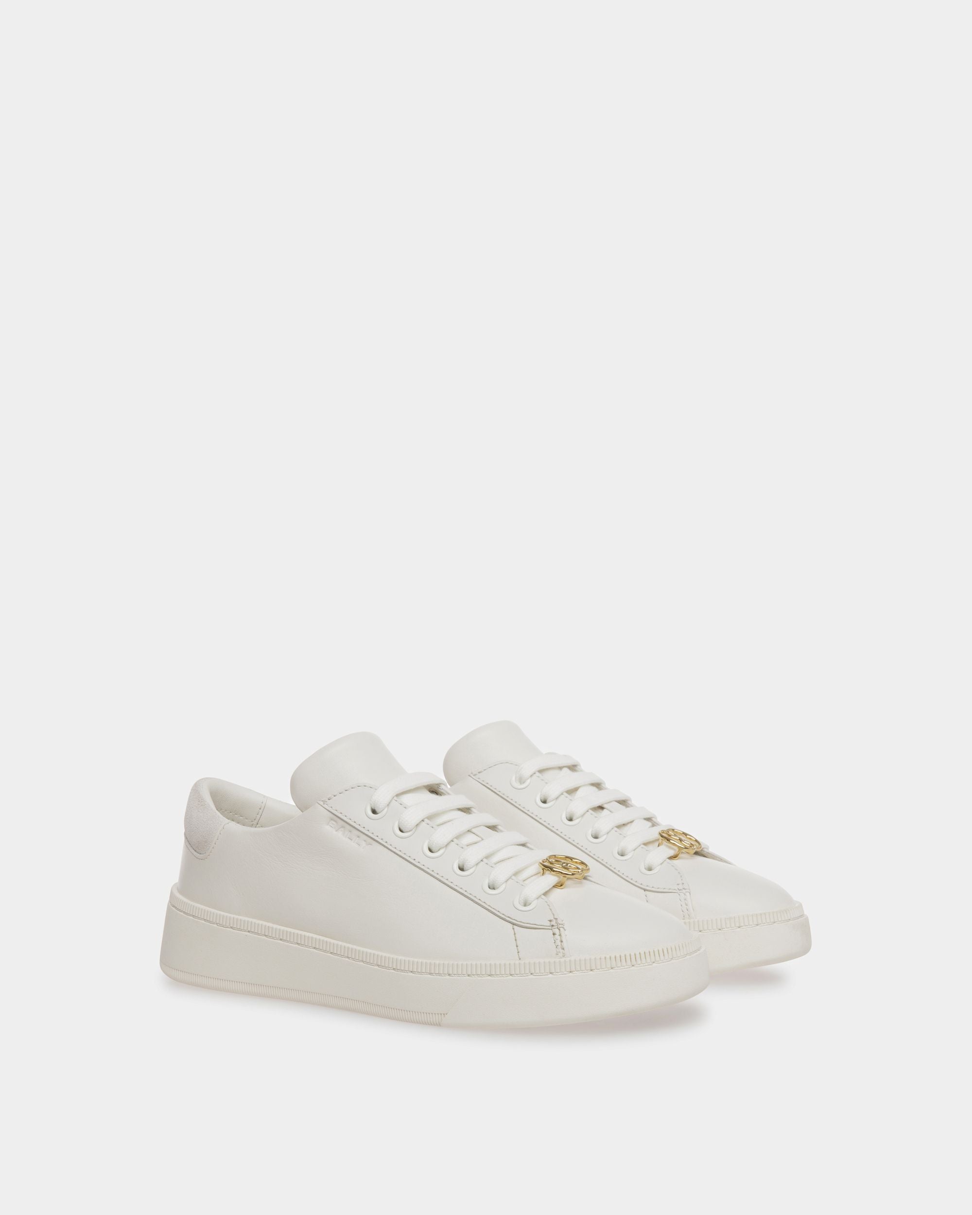 Bally Global - Zapatillas Raise De Piel Blanca - Blanco