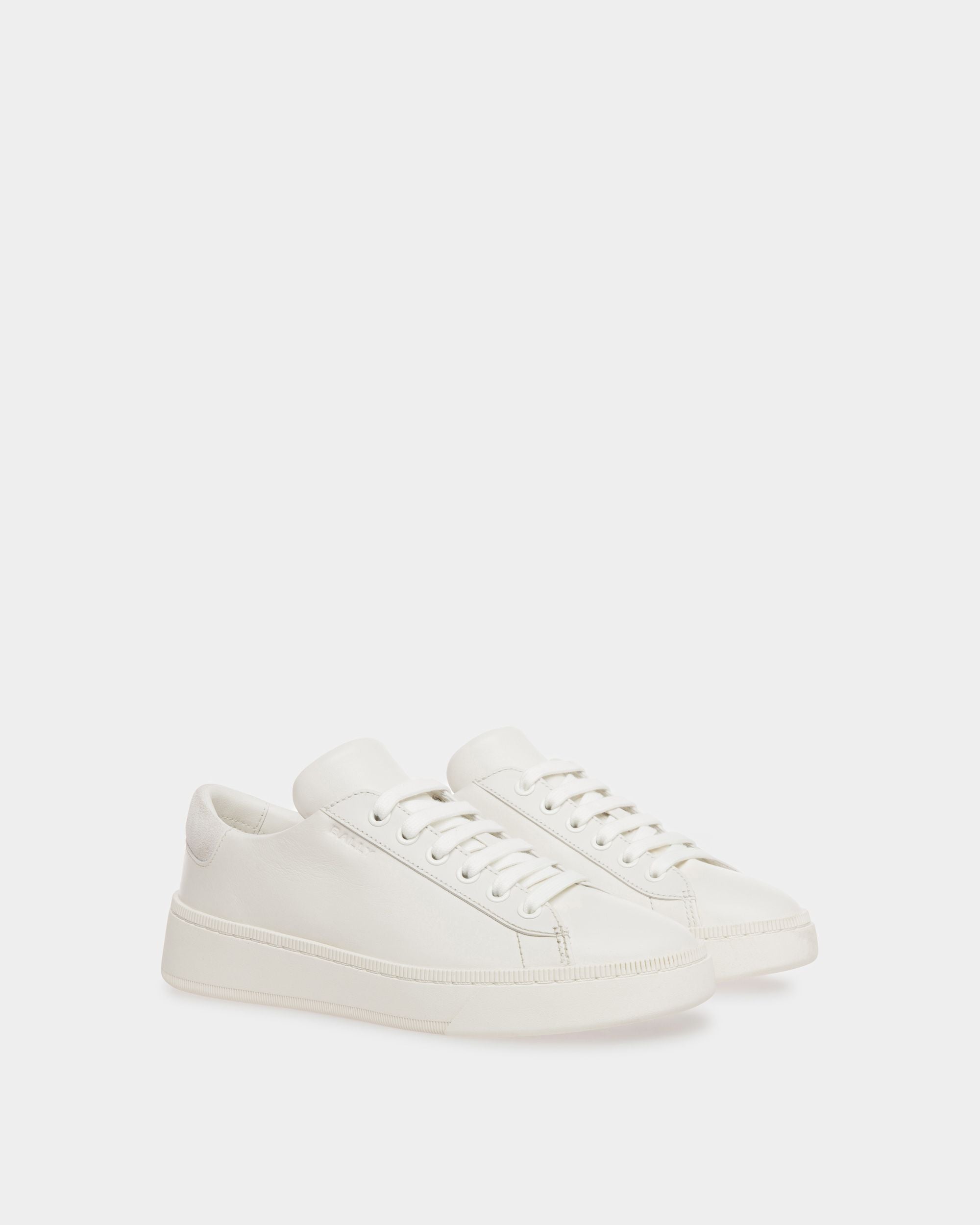 Bally Global - Zapatillas Raise De Piel Blanca - Blanco