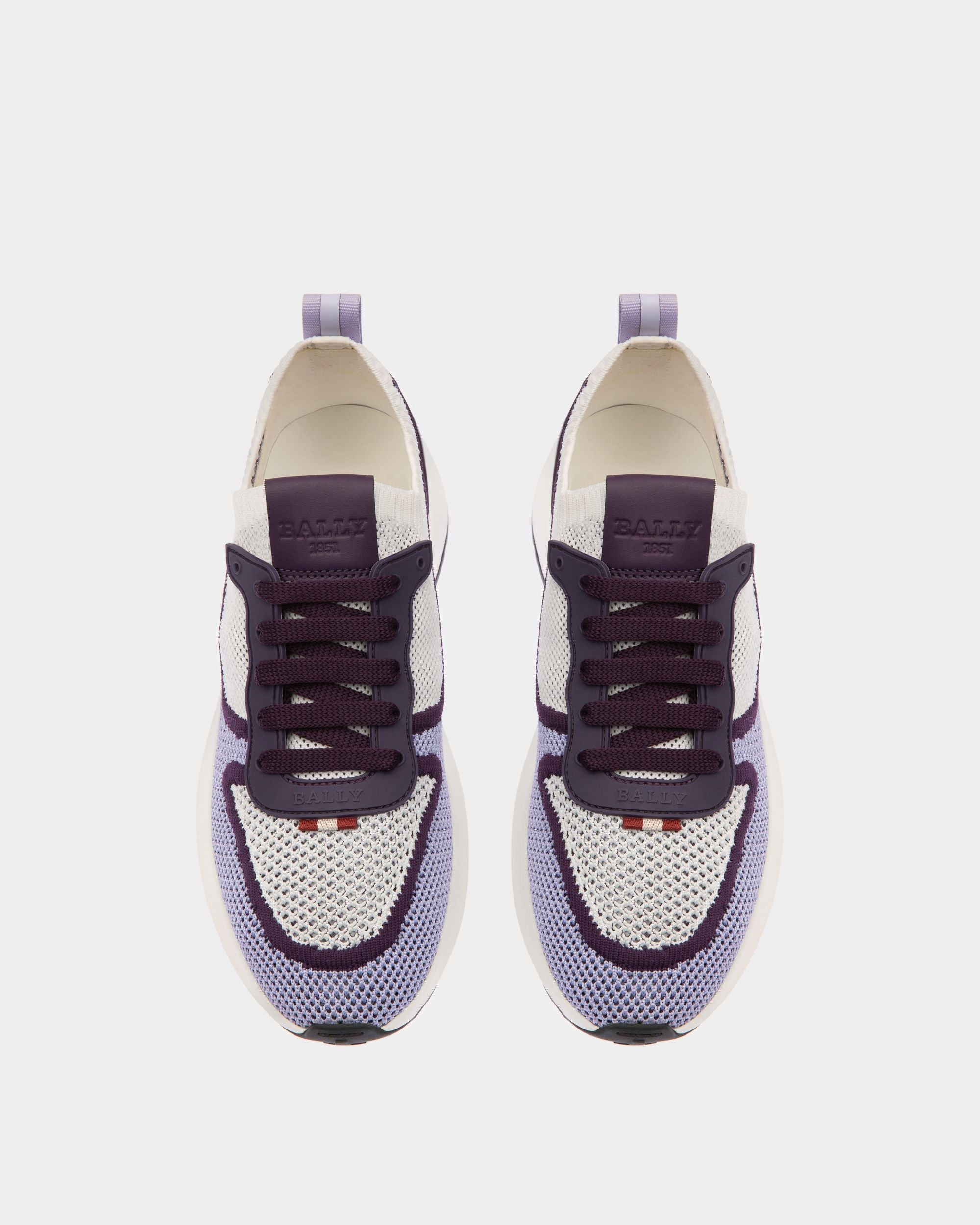Bally Global - Davyn Mesh Sneakers In White - Multicolor