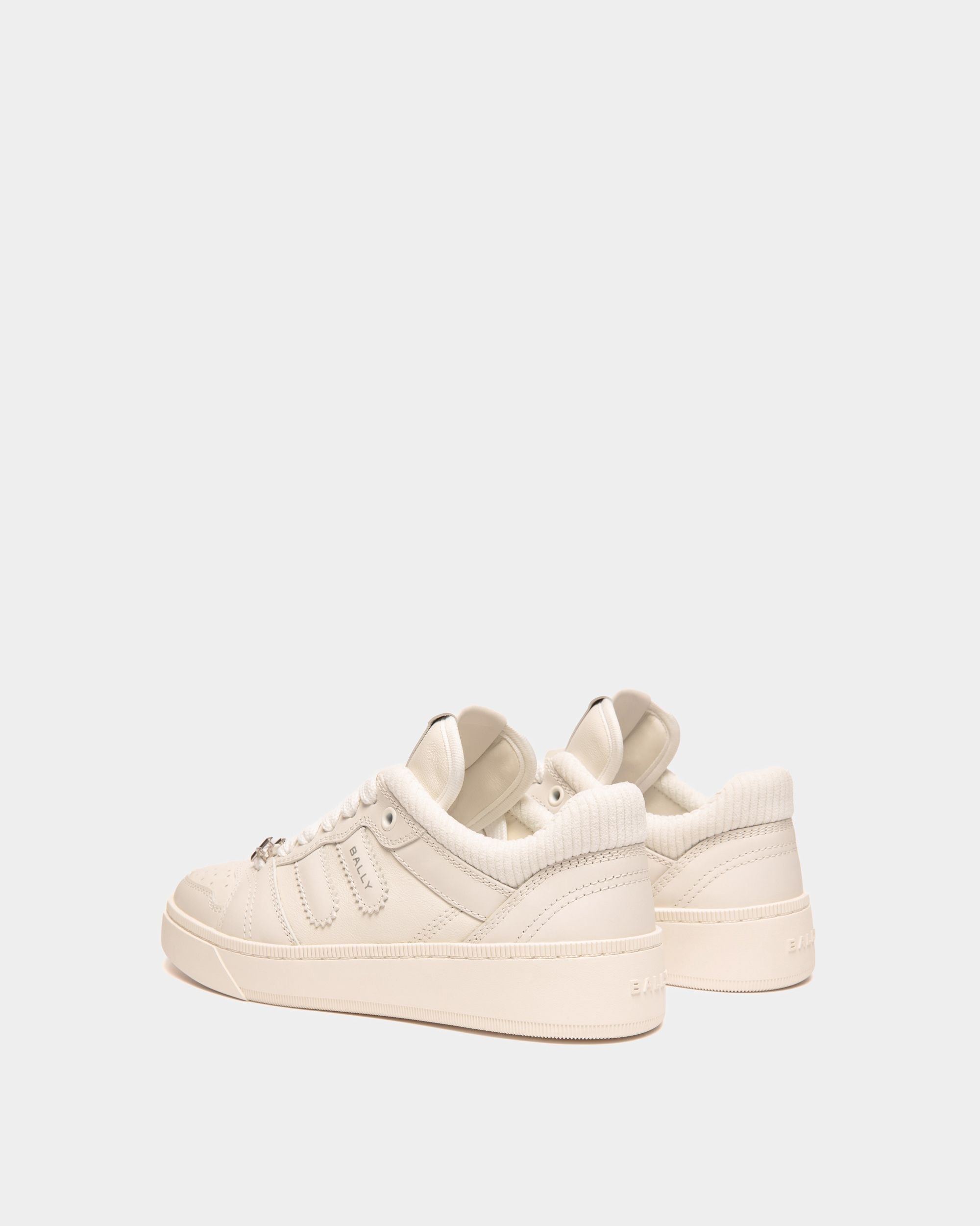 Bally Global - Zapatilla Raise De Piel En Blanco - Blanco