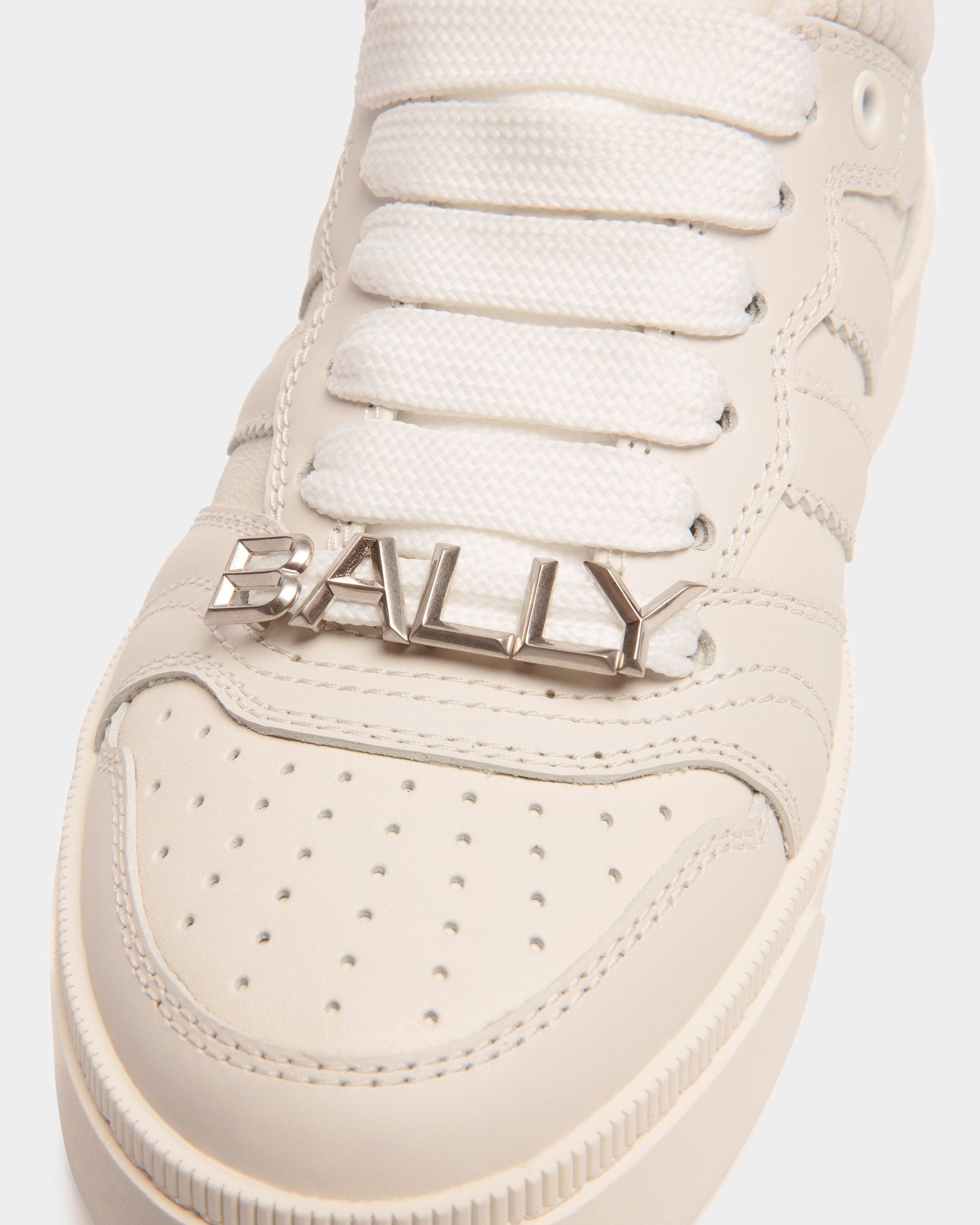 Bally Global - Zapatilla Raise De Piel En Blanco - Blanco