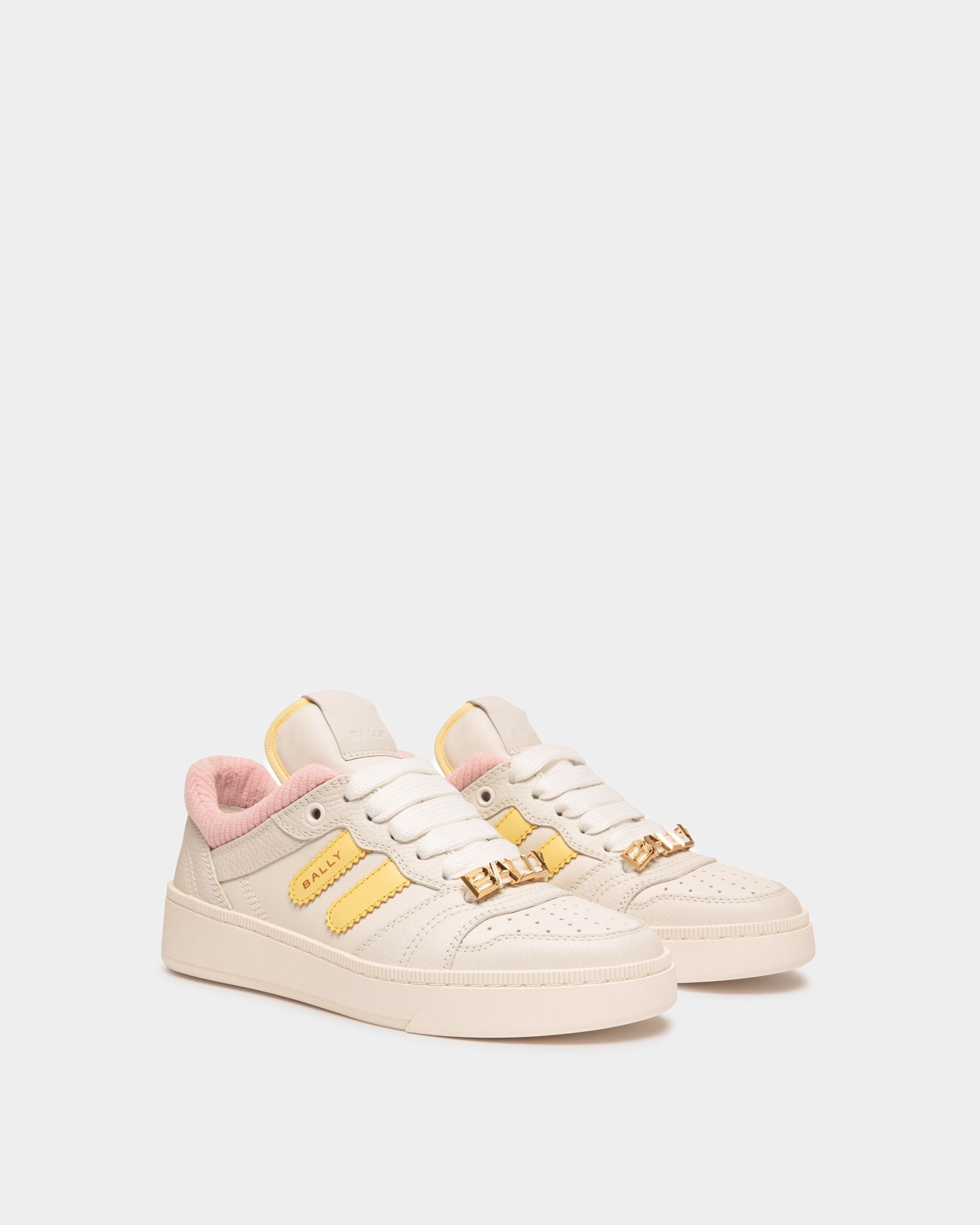 Bally Global - Raise Sneaker In Multicolor Leather - White