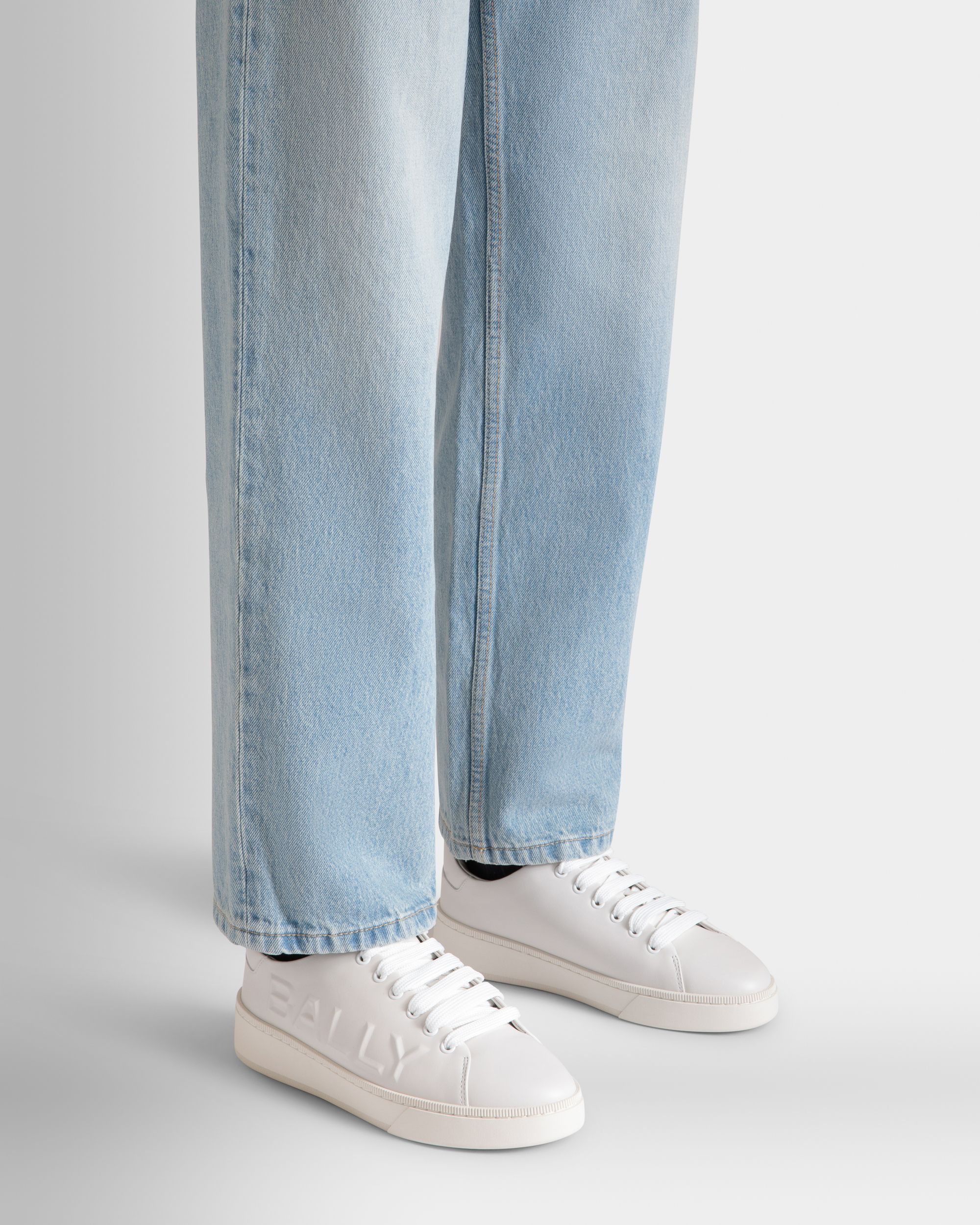 Bally Global - Raise Sneaker In White Leather - White