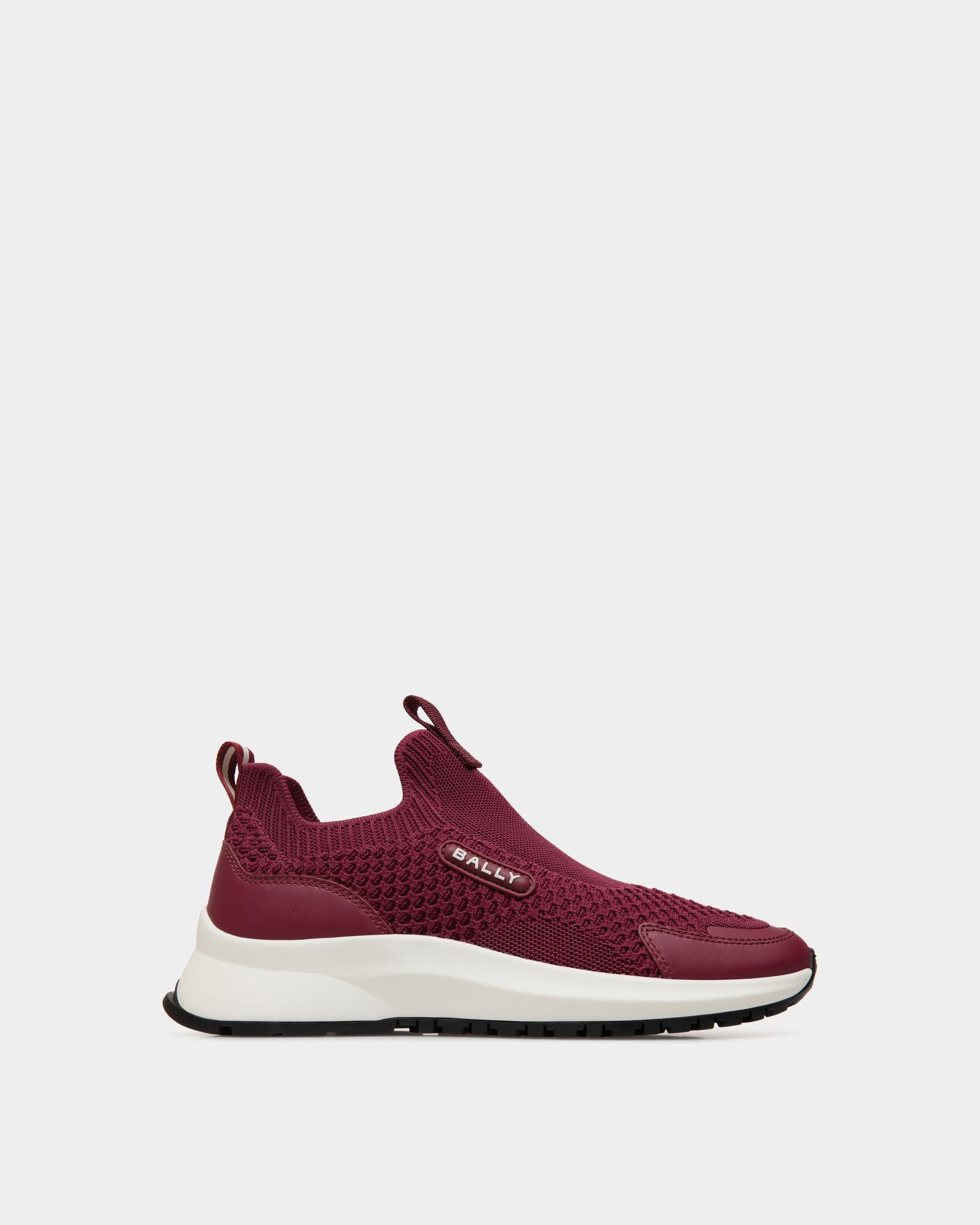 Bally Global - Outline Sneaker In Cinnabar Knit - Purple