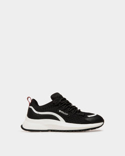 Zapatillas Outline De Punto Color Negro