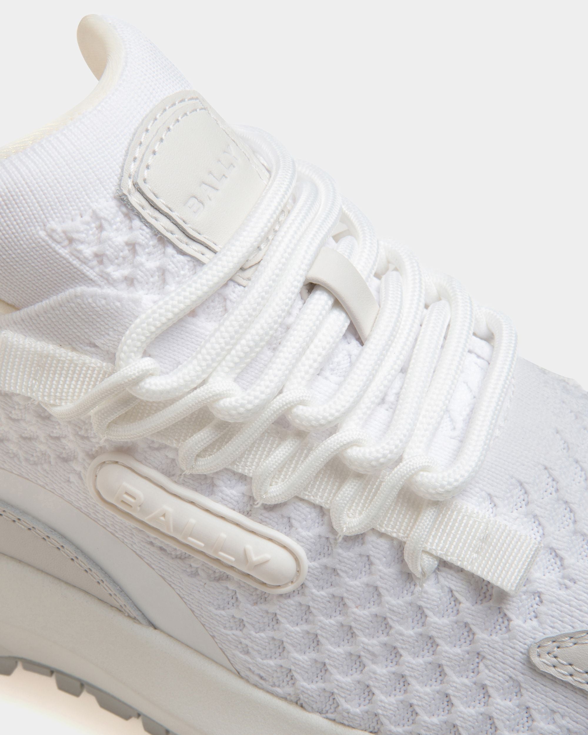Bally Global - Zapatilla Outline De Punto Blanco - Blanco