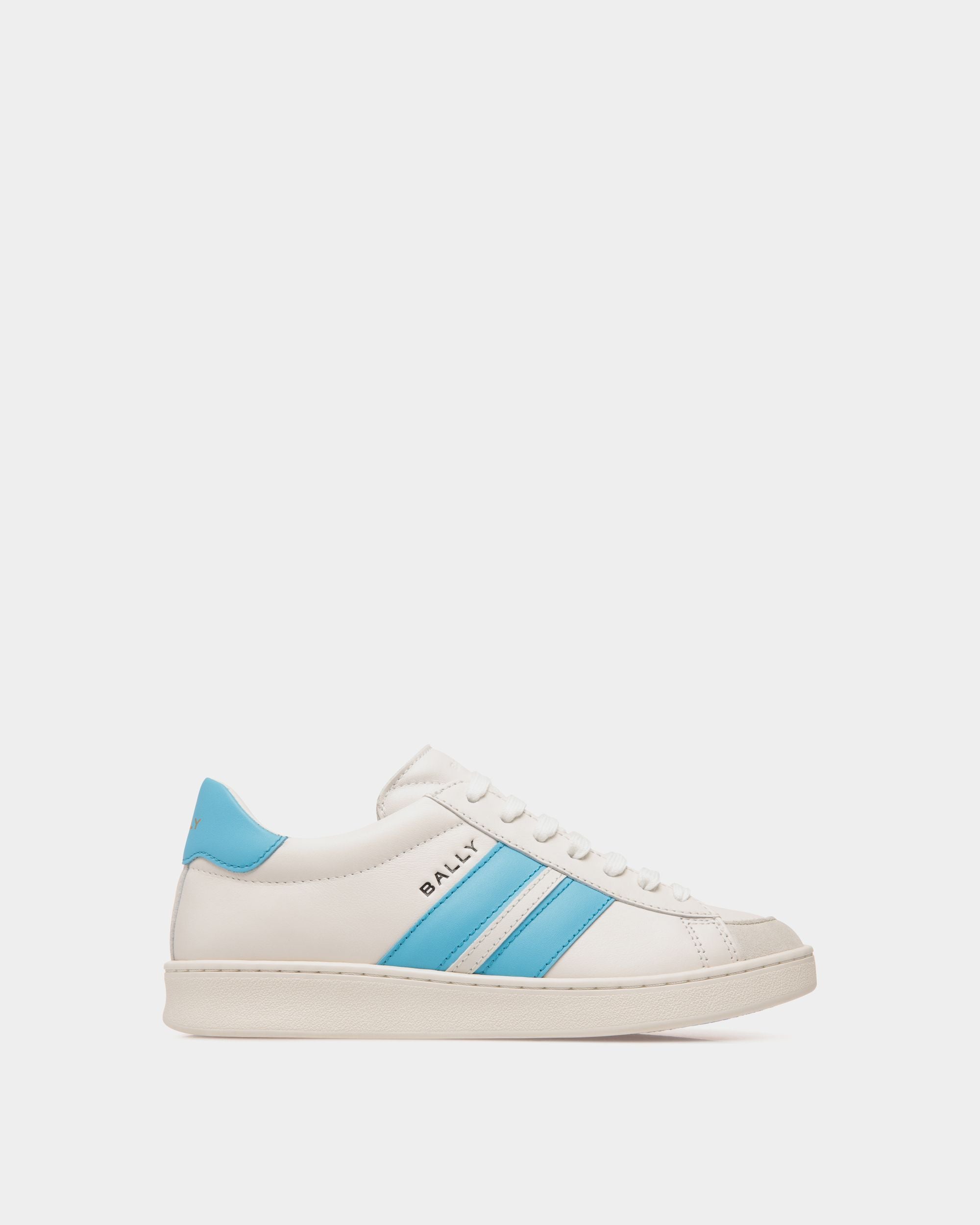 Bally Global - Tennis Sneaker In White Leather - White