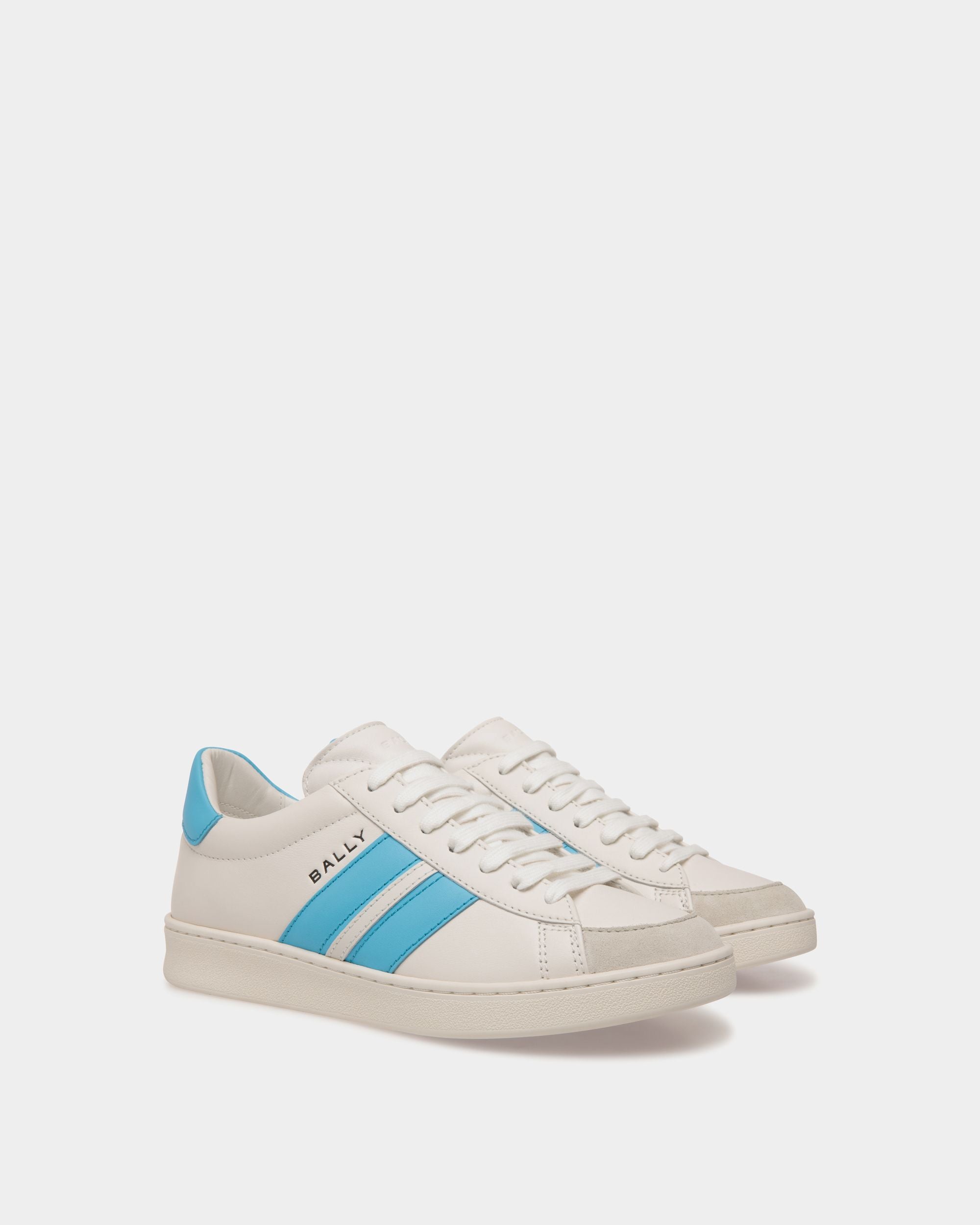 Bally Global - Tennis Sneaker In White Leather - White