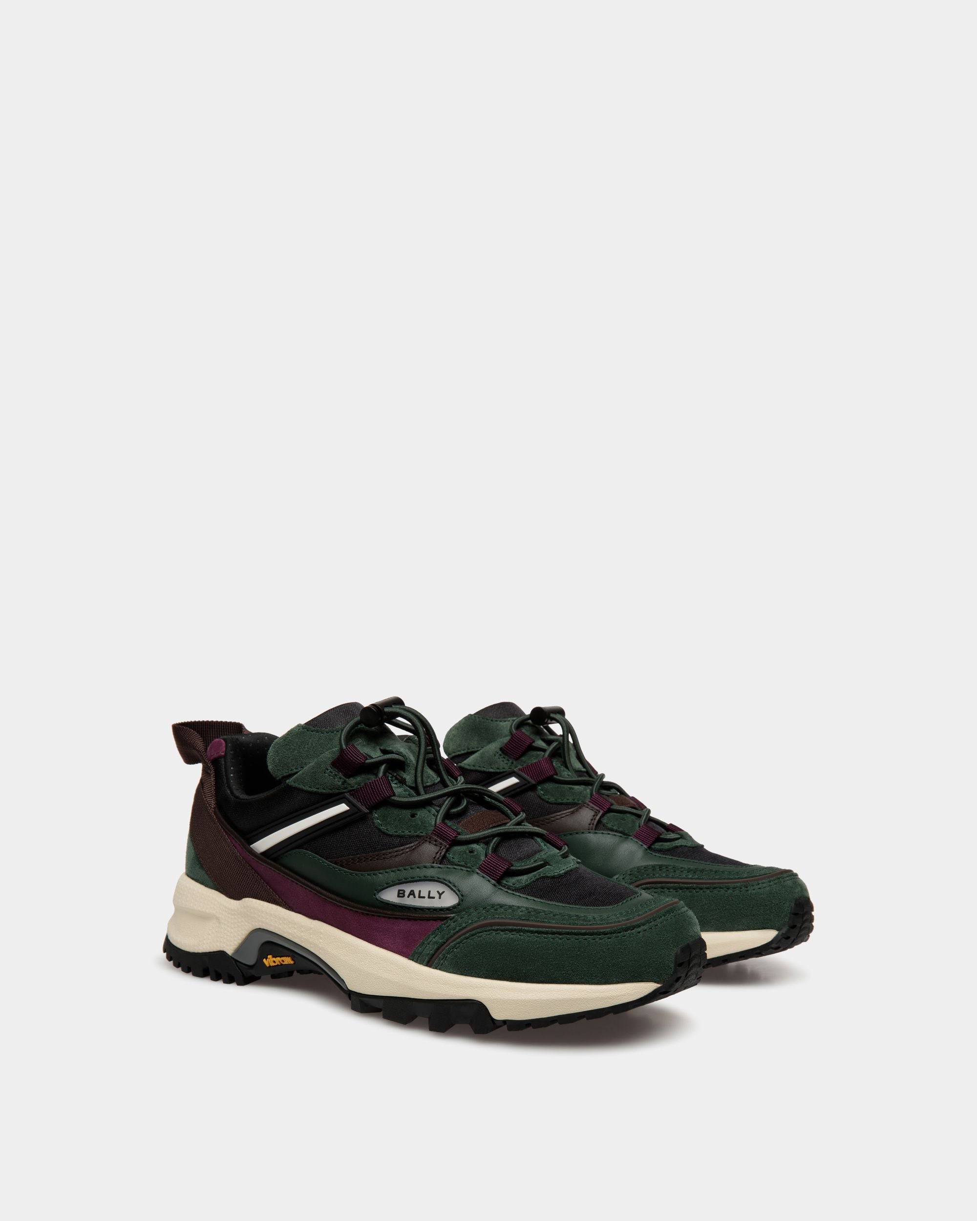 Bally Global - Faster Sneaker In Bottle Green Nylon - Green