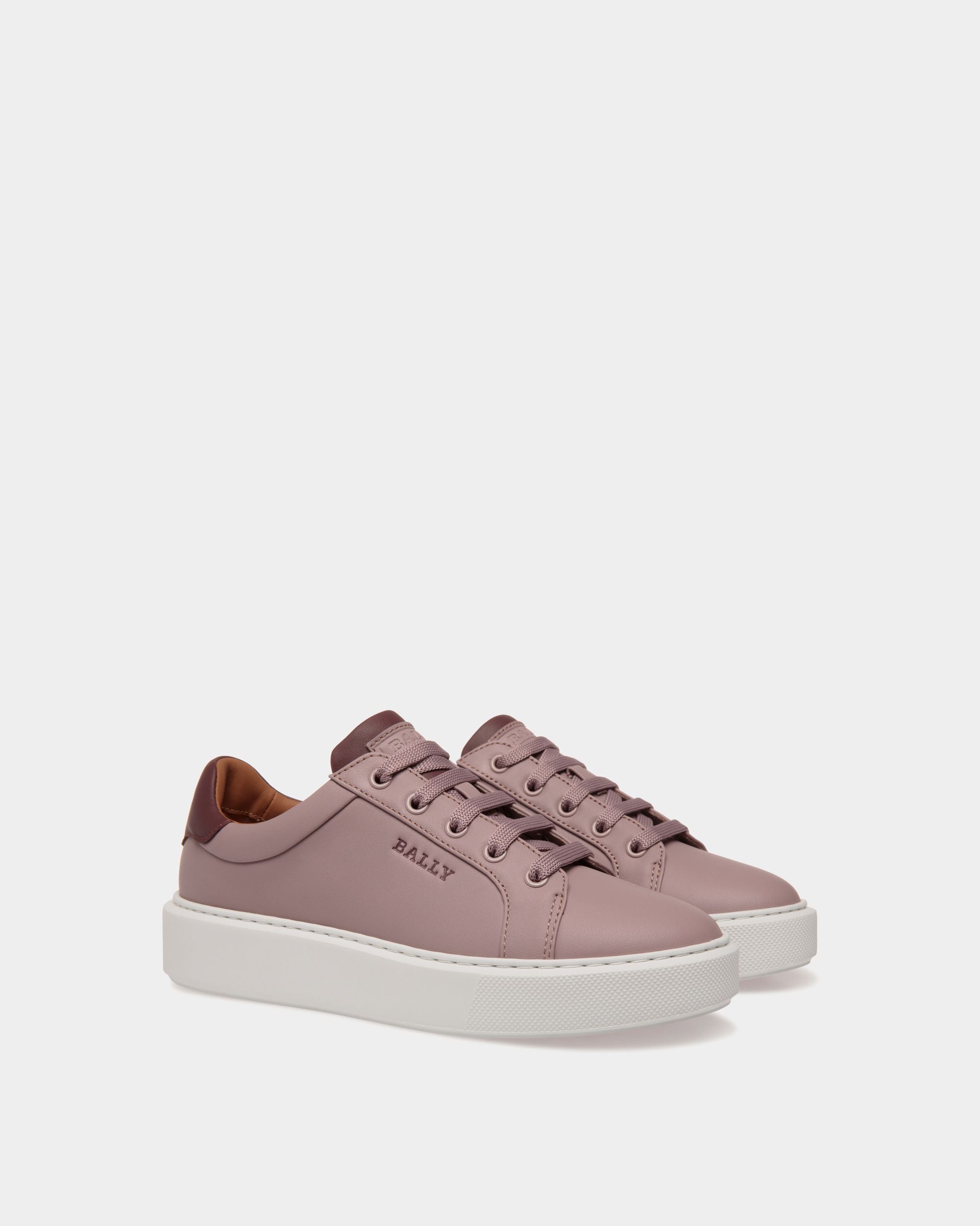 Bally Global - Sneaker In Pink Leather - Pink