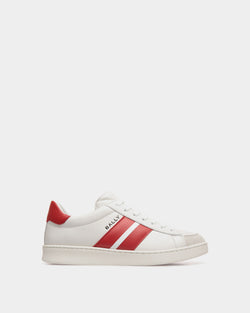 Tennis Sneaker In White Leather