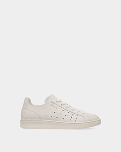 Tennis Sneaker in White Leather