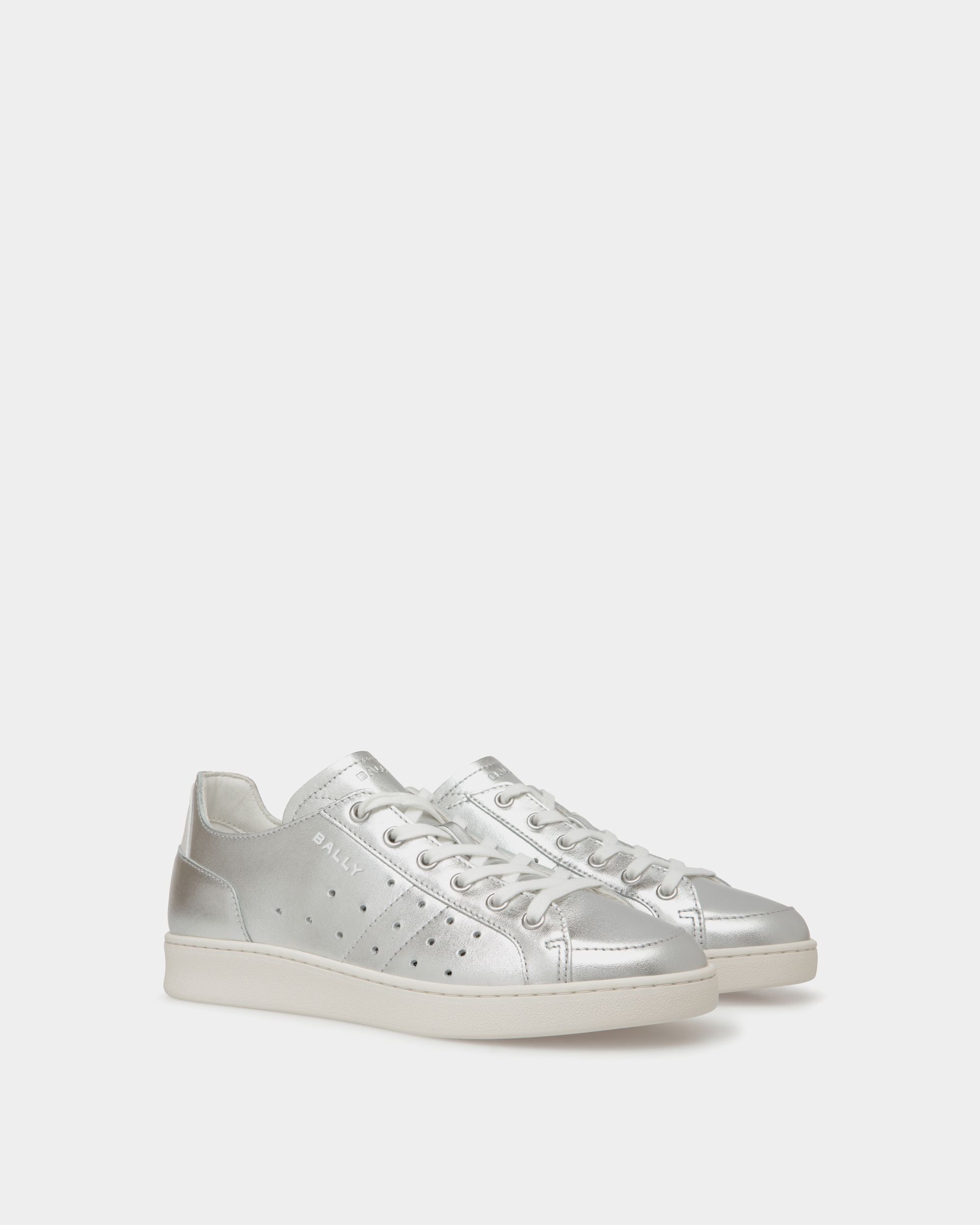 Bally Global - Tennis Sneaker In White Leather - White