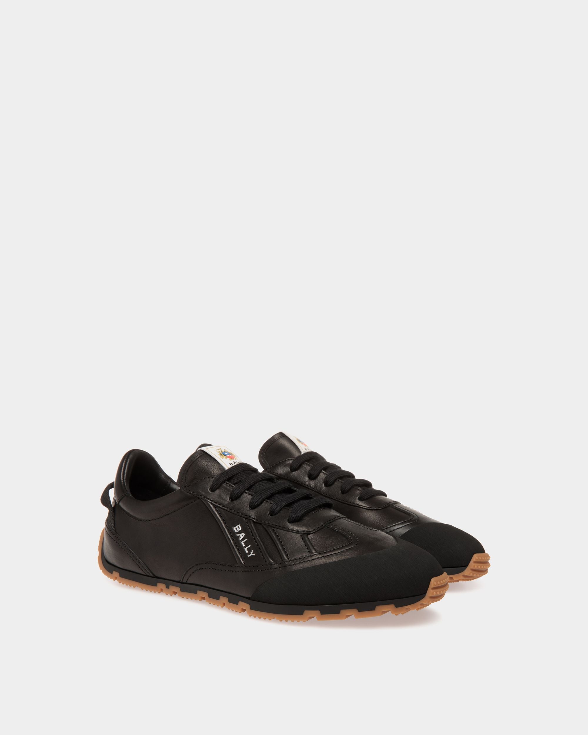 Bally Global - Zapatilla Quarry De Piel Negra - Negro