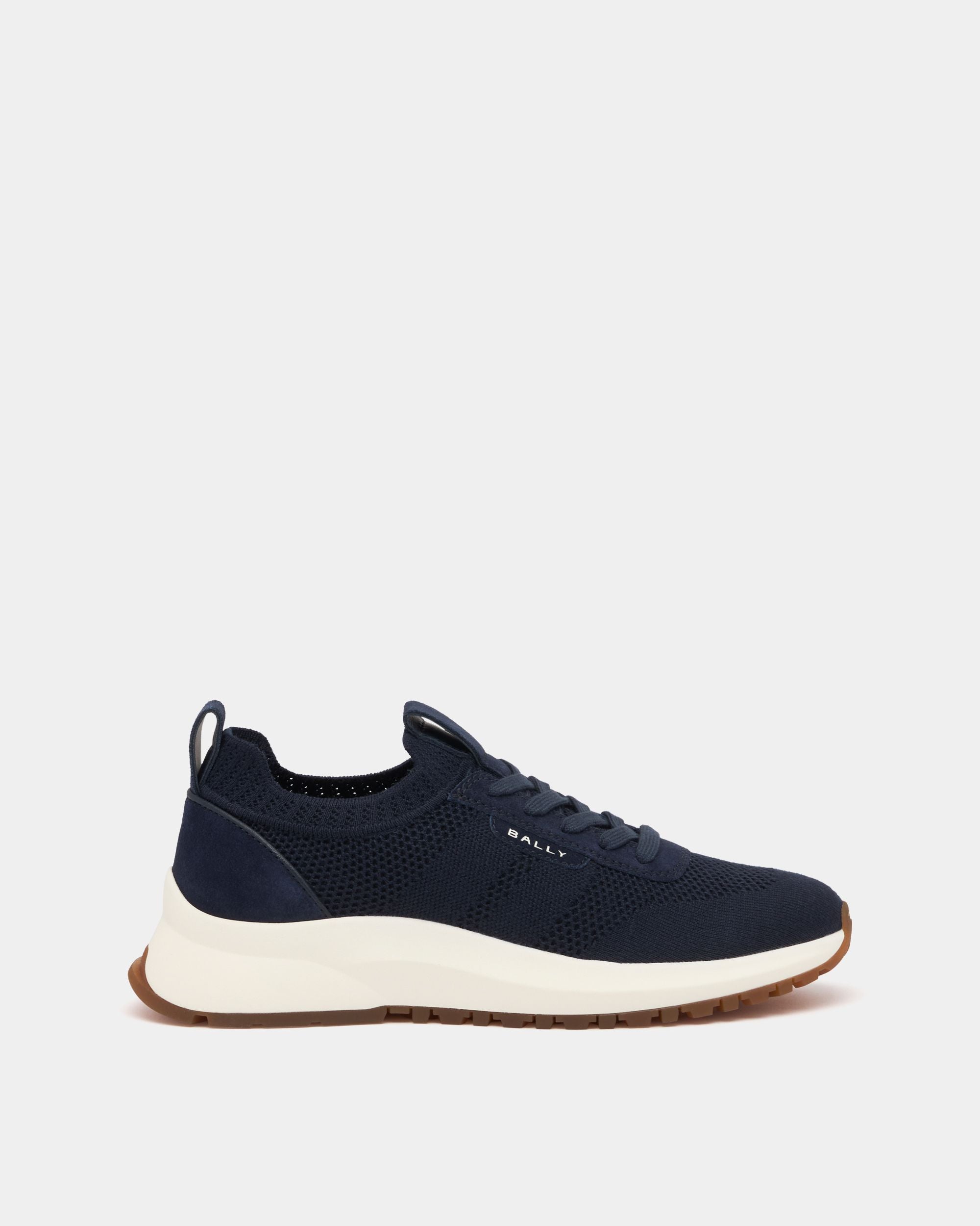 Bally Global - Outline Sneaker in Navy Blue Fabric - Blue