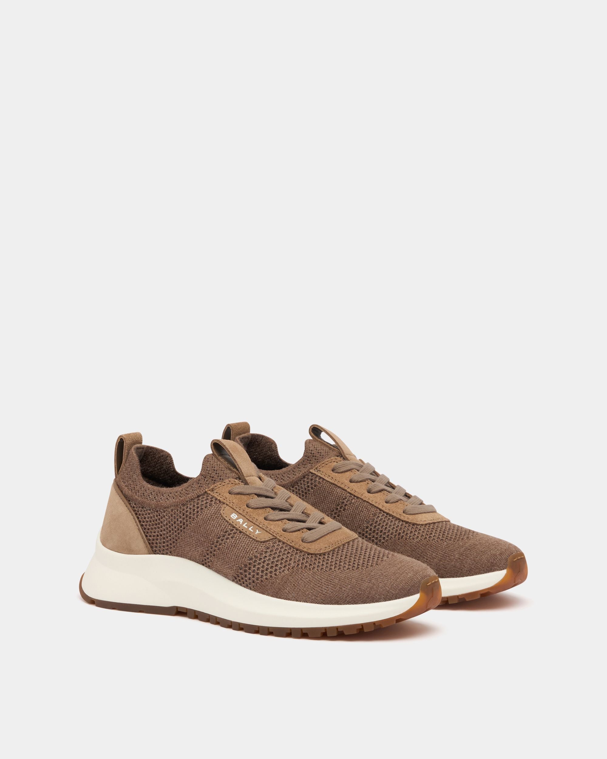 Bally Global - Outline Sneaker in Taupe Leather - Brown