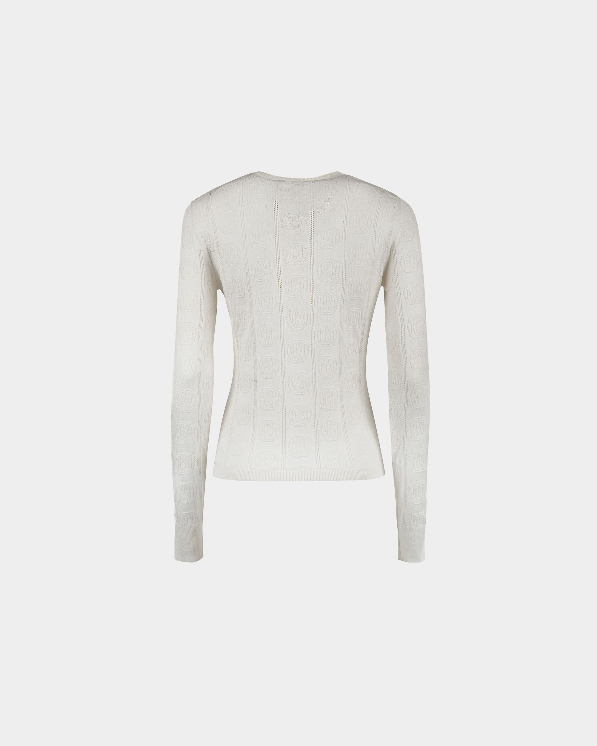 Bally Global - Top Ras-Du-Cou En Soie Mélangée Beige - Beige