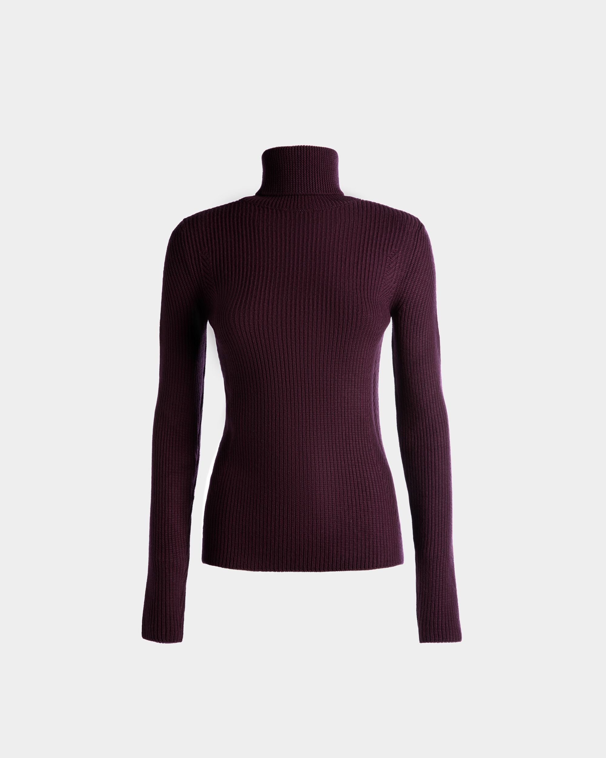 Bally Global - Pull Col Roulé En Laine Orchidée - Violet