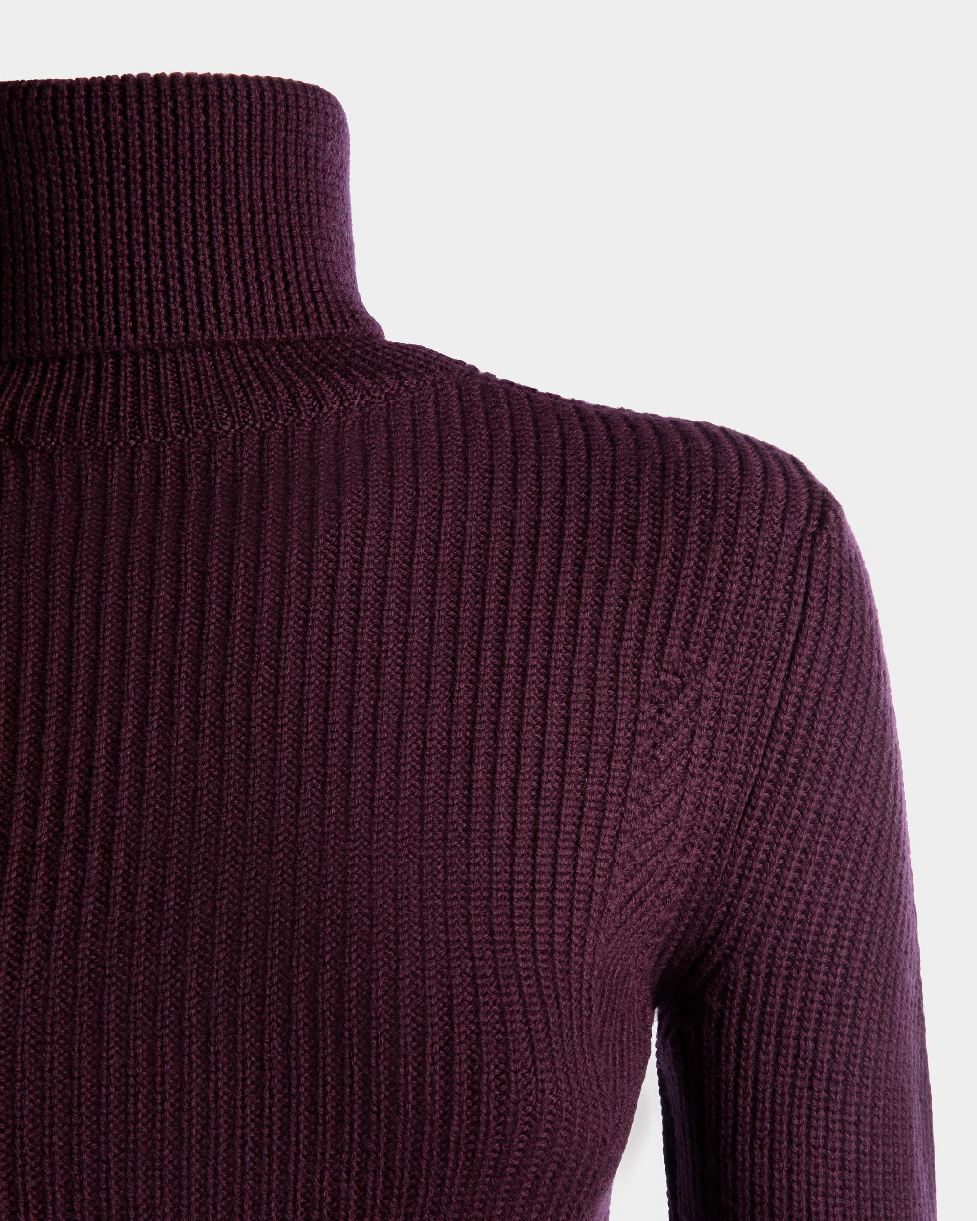 Bally Global - Pull Col Roulé En Laine Orchidée - Violet