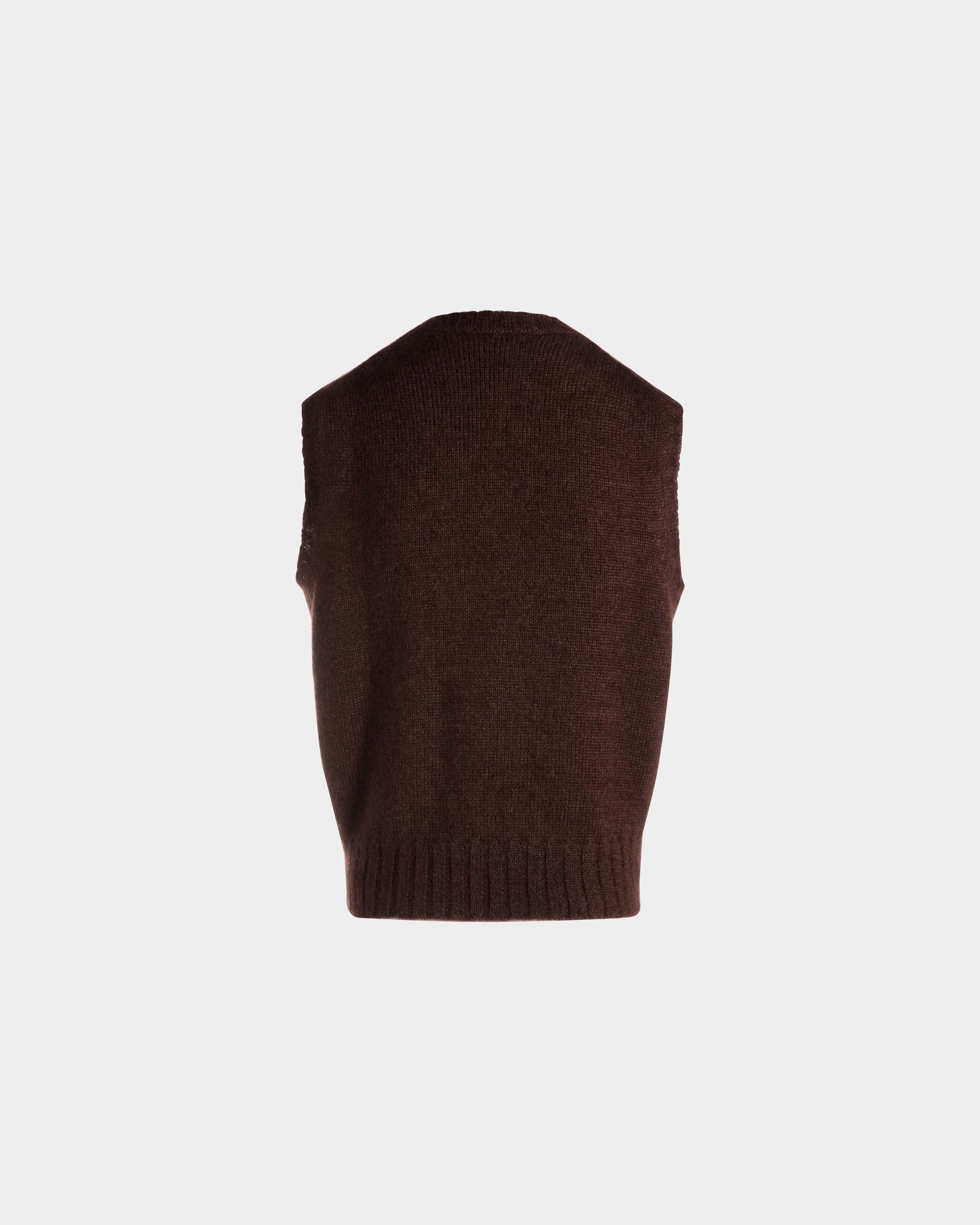 Bally Global - Vest In Brown Mohair And Silk - Brown