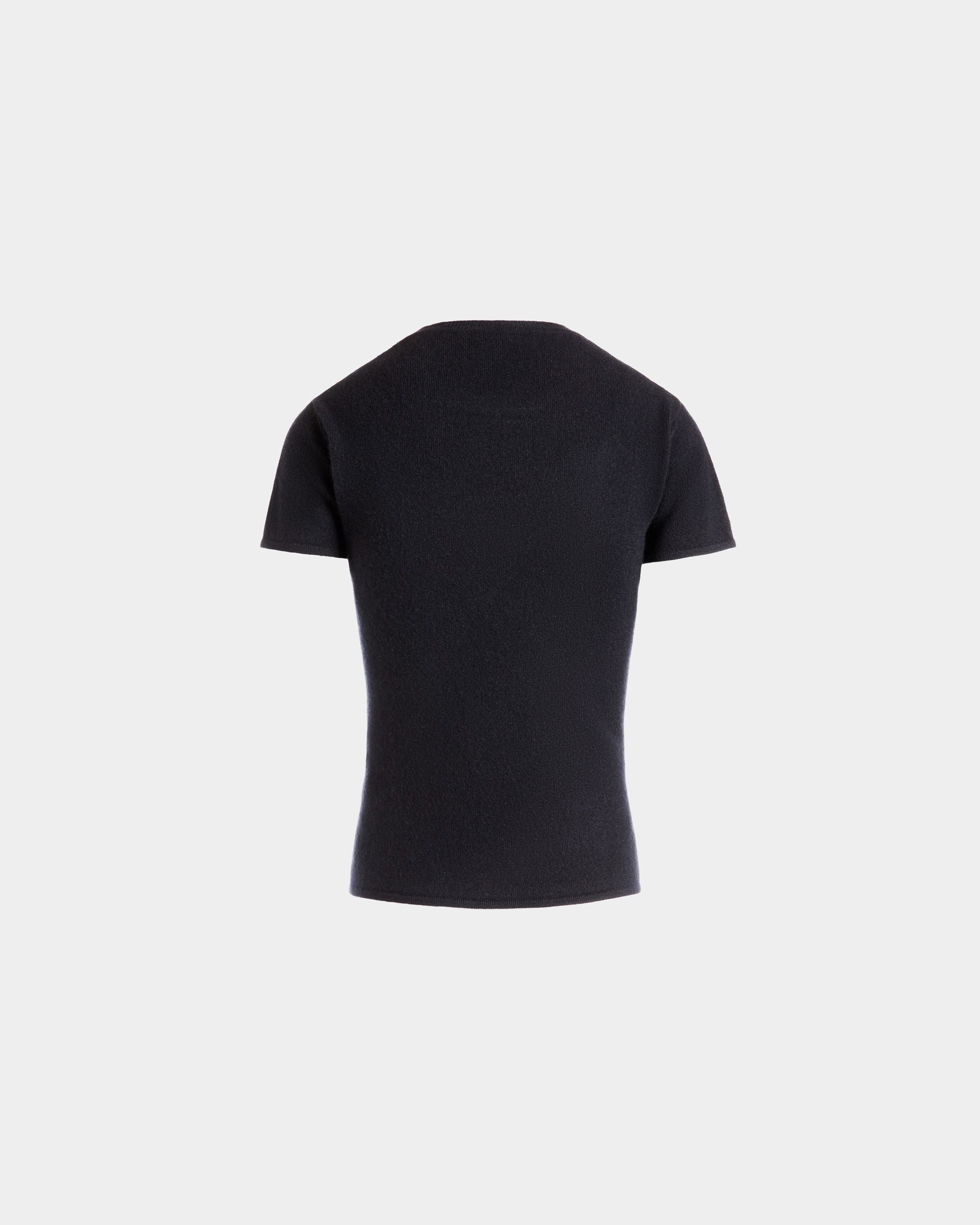 Bally Global - Knit Top In Navy Blue Cashmere - Azul