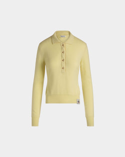 Polo En Maille De Cachemire Cream