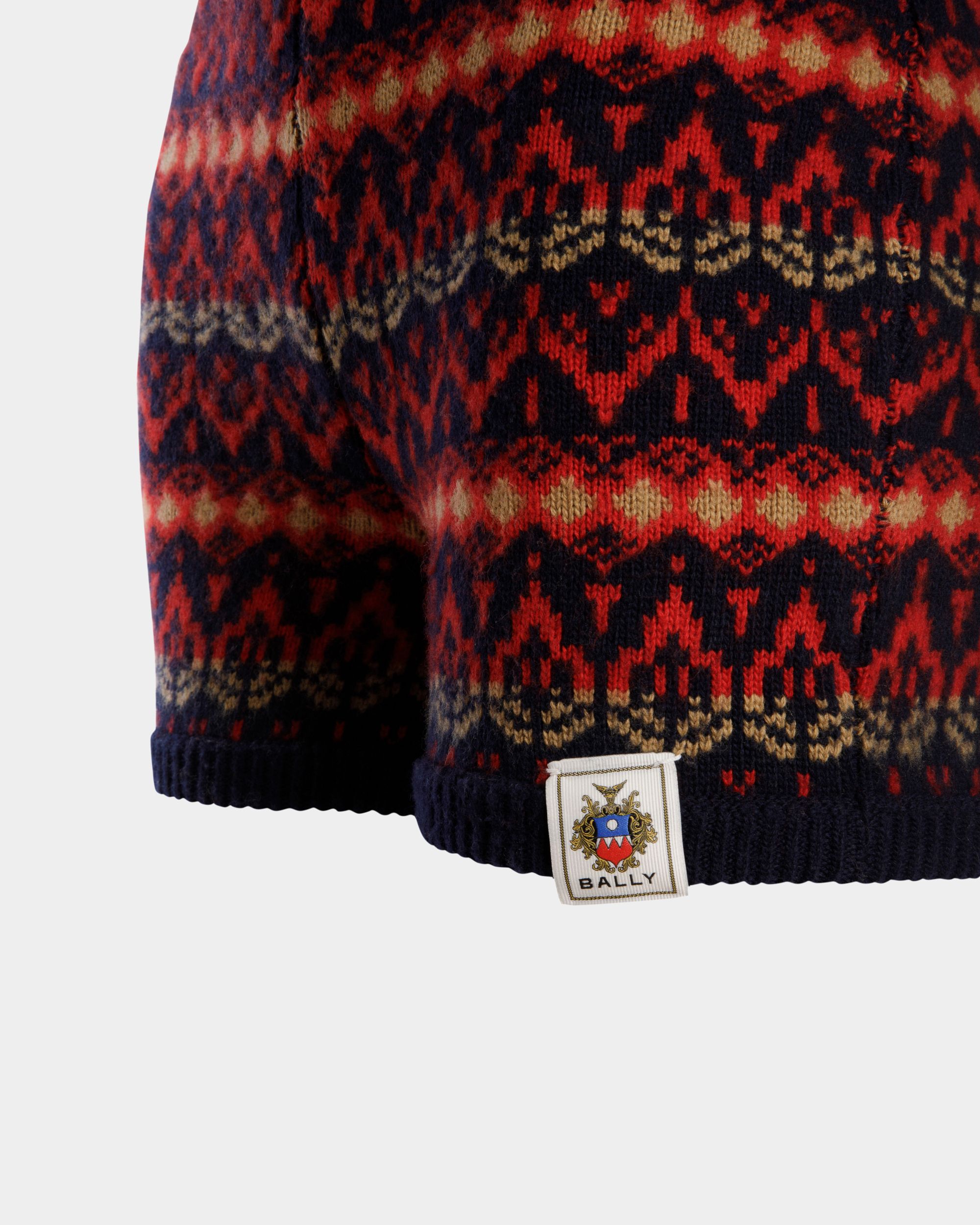 Bally Global - Shorts De Punto De Lana Multicolor - Multicolor