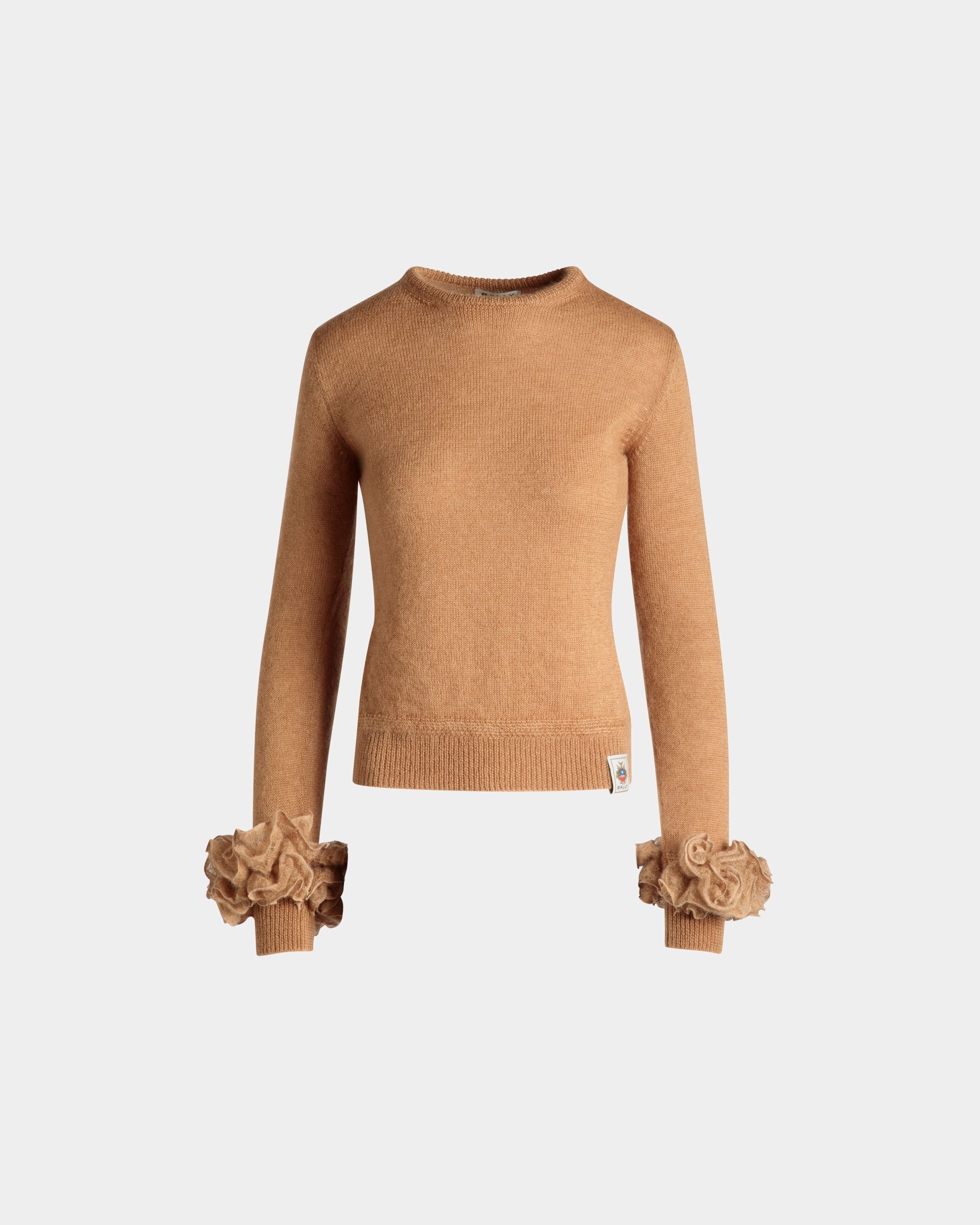 Bally Global - Top En Maille De Mohair Et Soie Light Beige - Beige