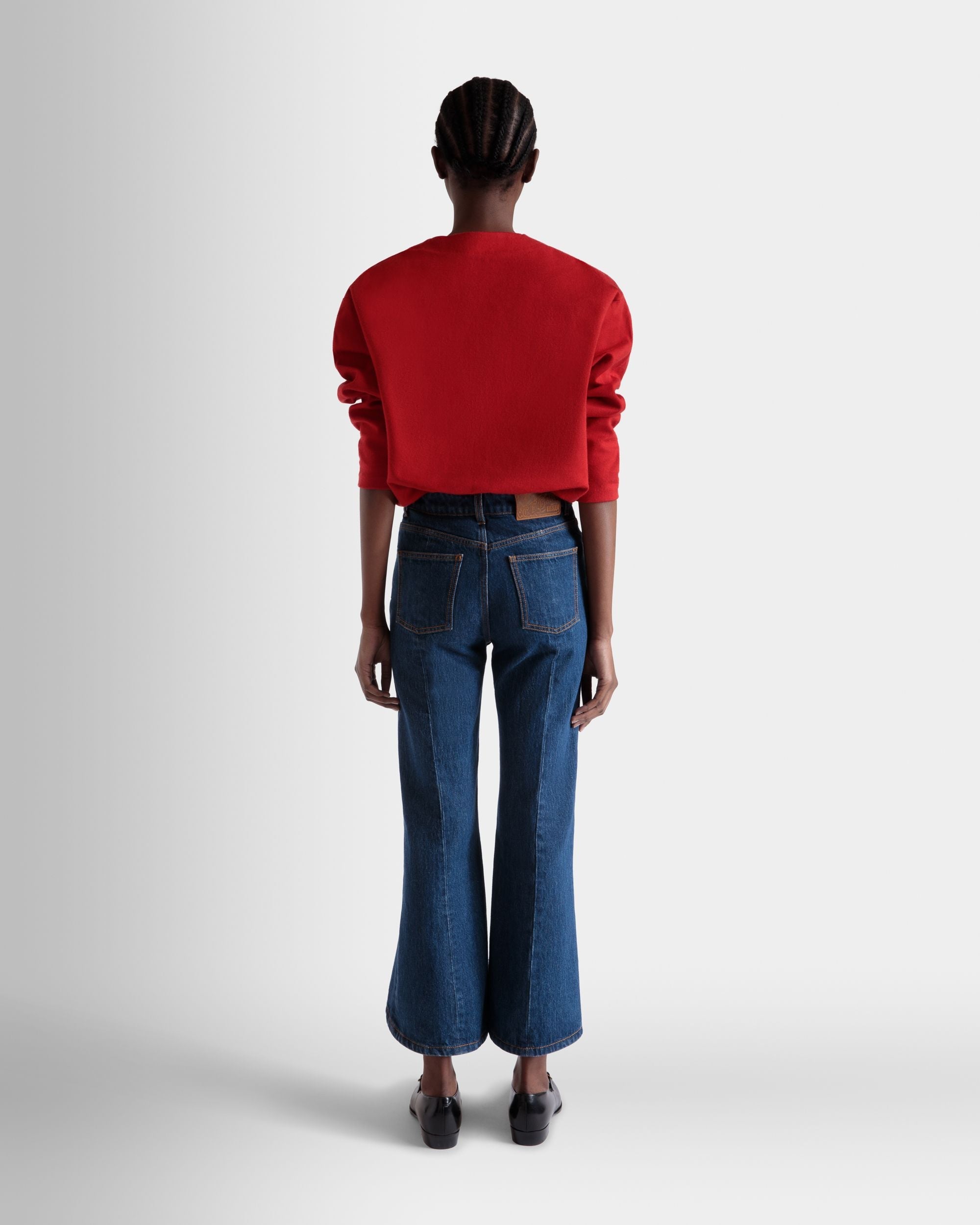Bally Global - Cárdigan De Mezcla De Seda Y Lana Roja - Rojo