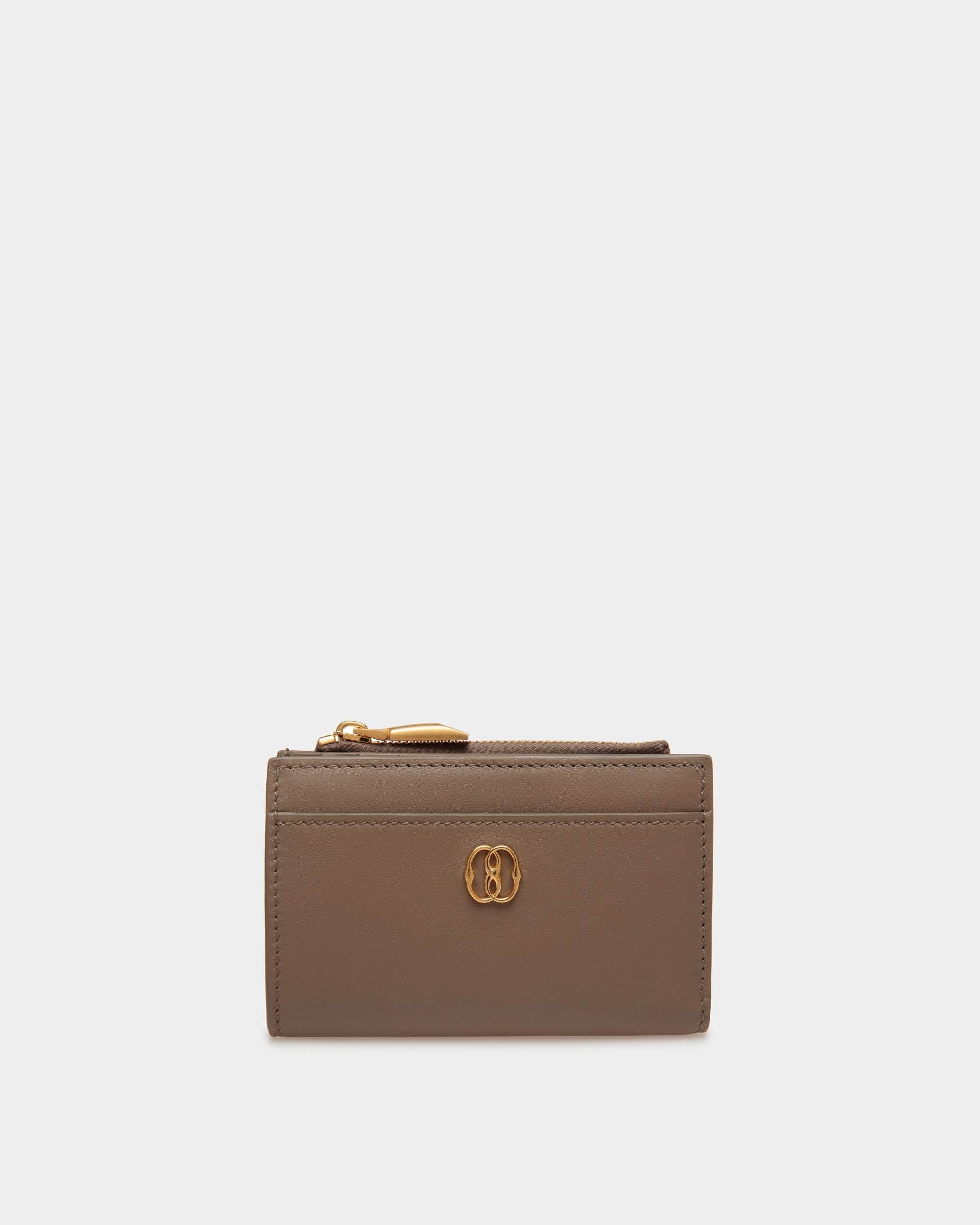 Bally Global - Portefeuille Emblem En Cuir Beige - Beige